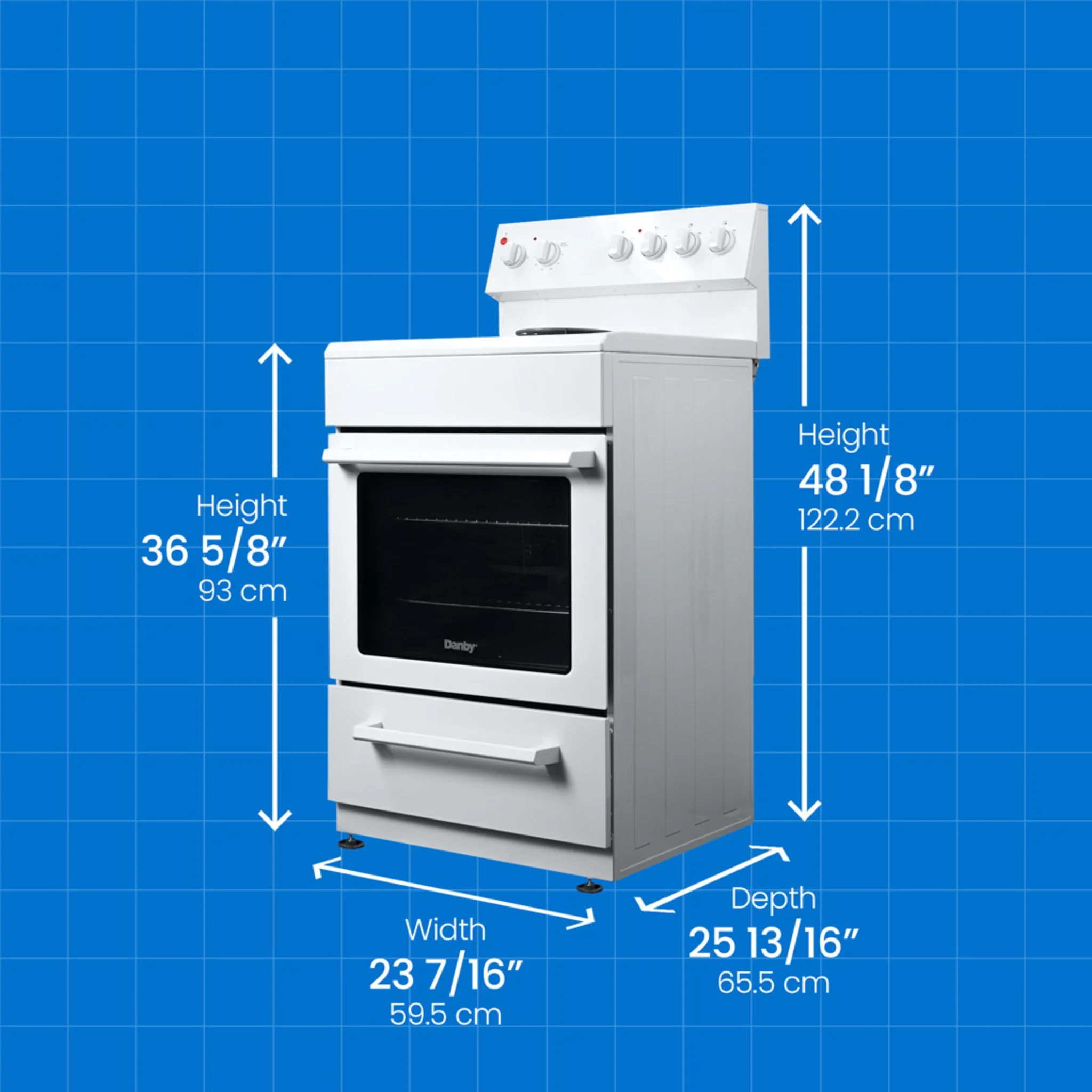 Danby Electric Range (DER240B1WC) - White - Image 18