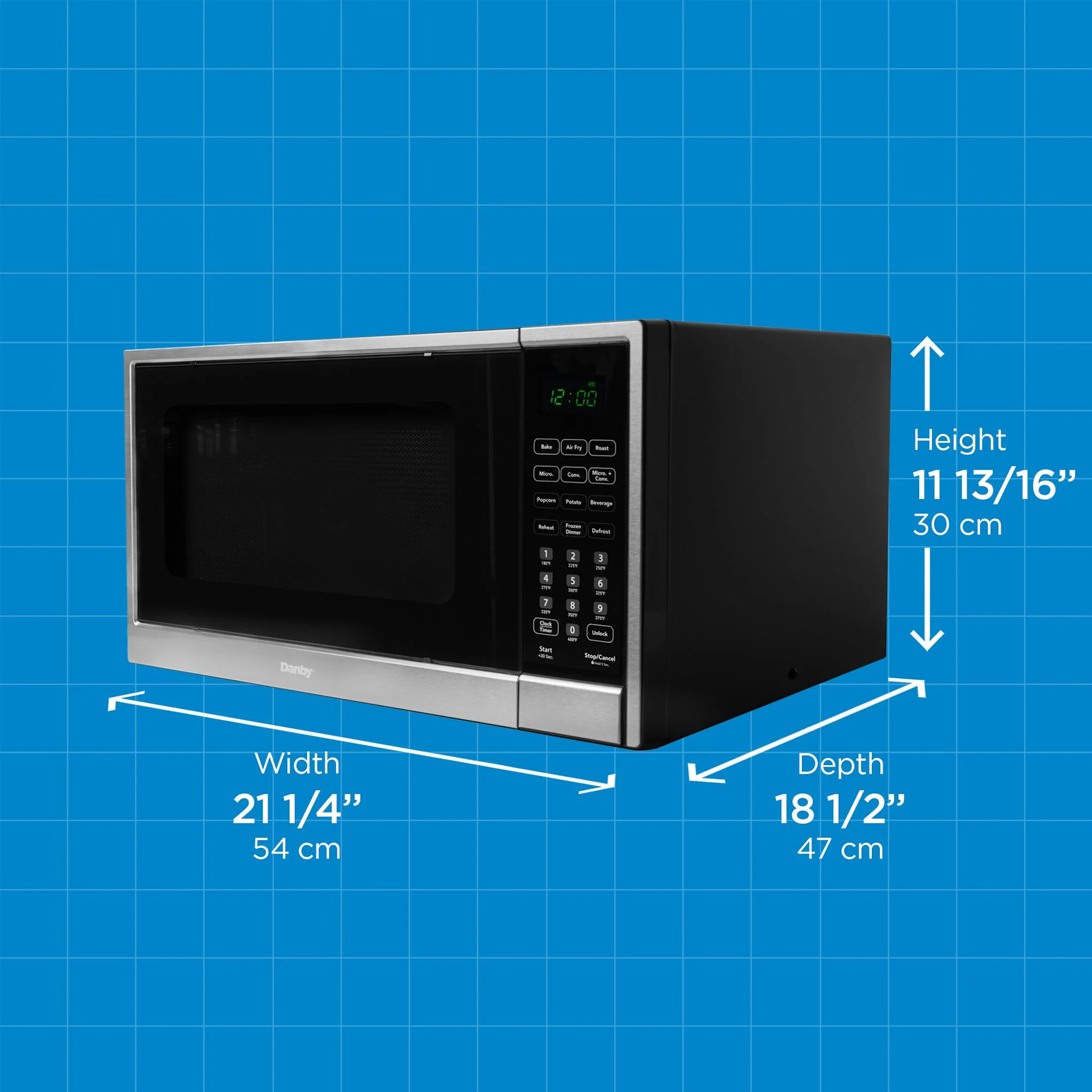 Danby Microwave (DBMW1361ABSS) - Stainless Steel - Image 13