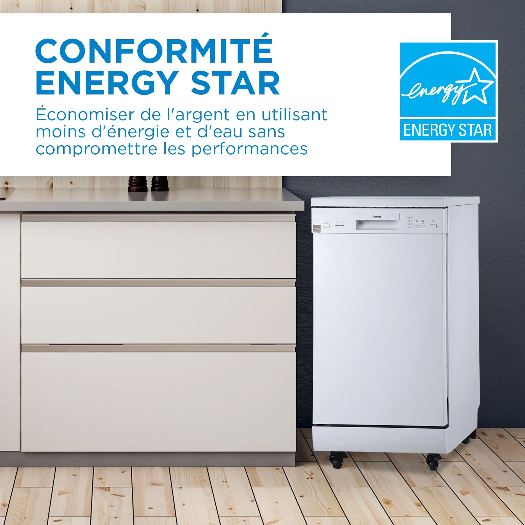Danby Portable Dishwasher (DDW1805EWP) - White - Image 16
