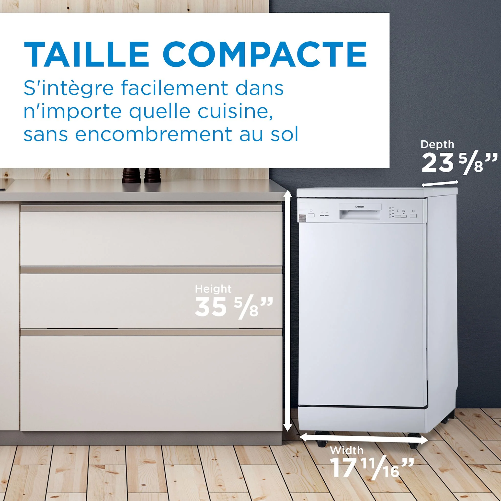 Danby Portable Dishwasher (DDW1805EWP) - White - Image 19