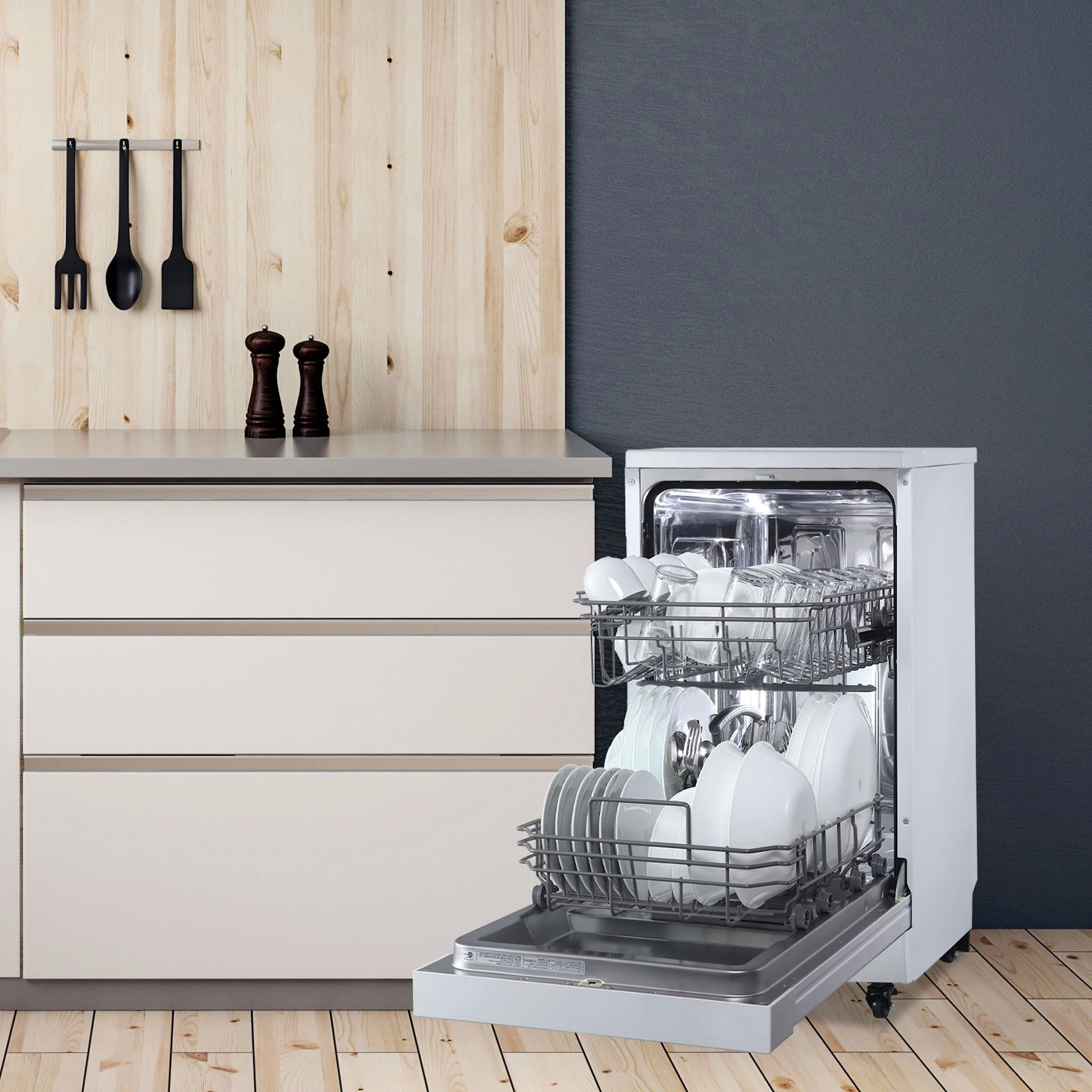 Danby Portable Dishwasher (DDW1805EWP) - White - Image 25