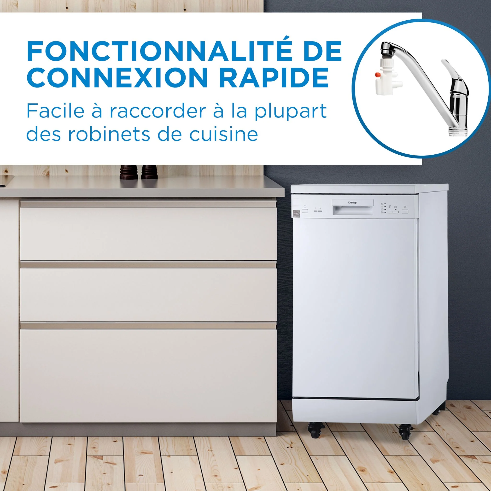 Danby Portable Dishwasher (DDW1805EWP) - White - Image 26