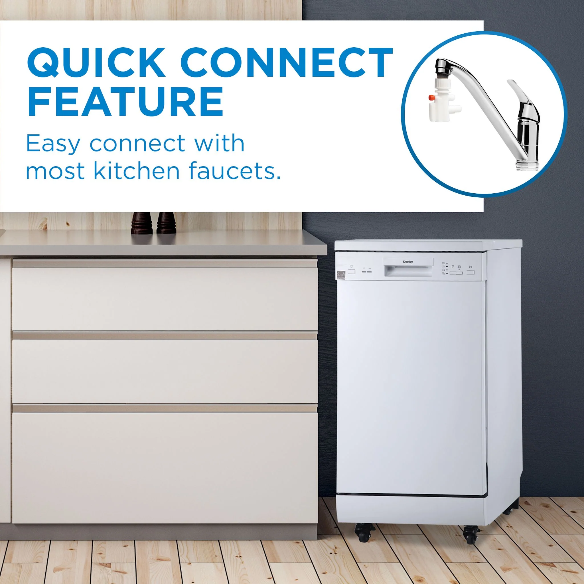 Danby Portable Dishwasher (DDW1805EWP) - White - Image 27