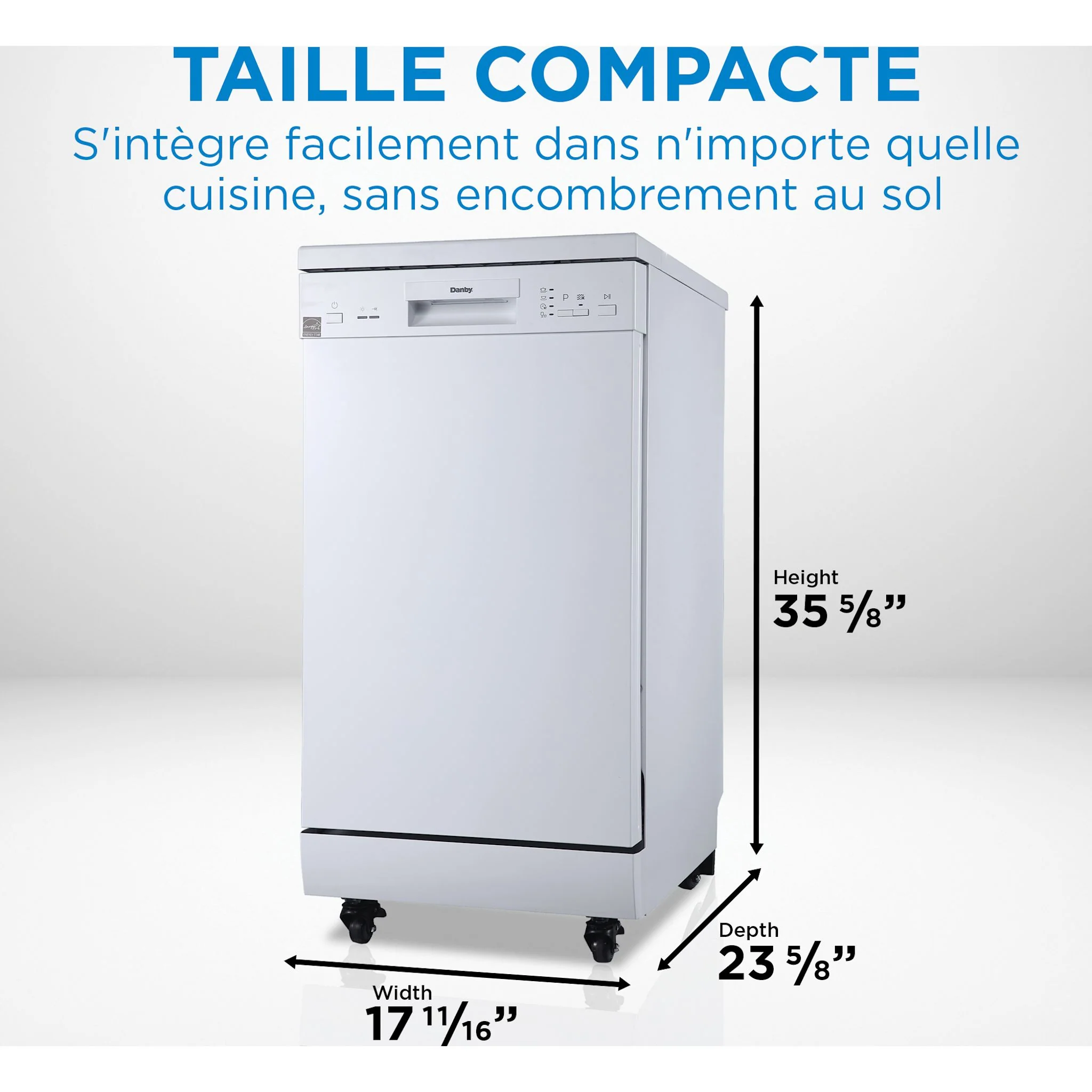 Danby Portable Dishwasher (DDW1805EWP) - White - Image 9