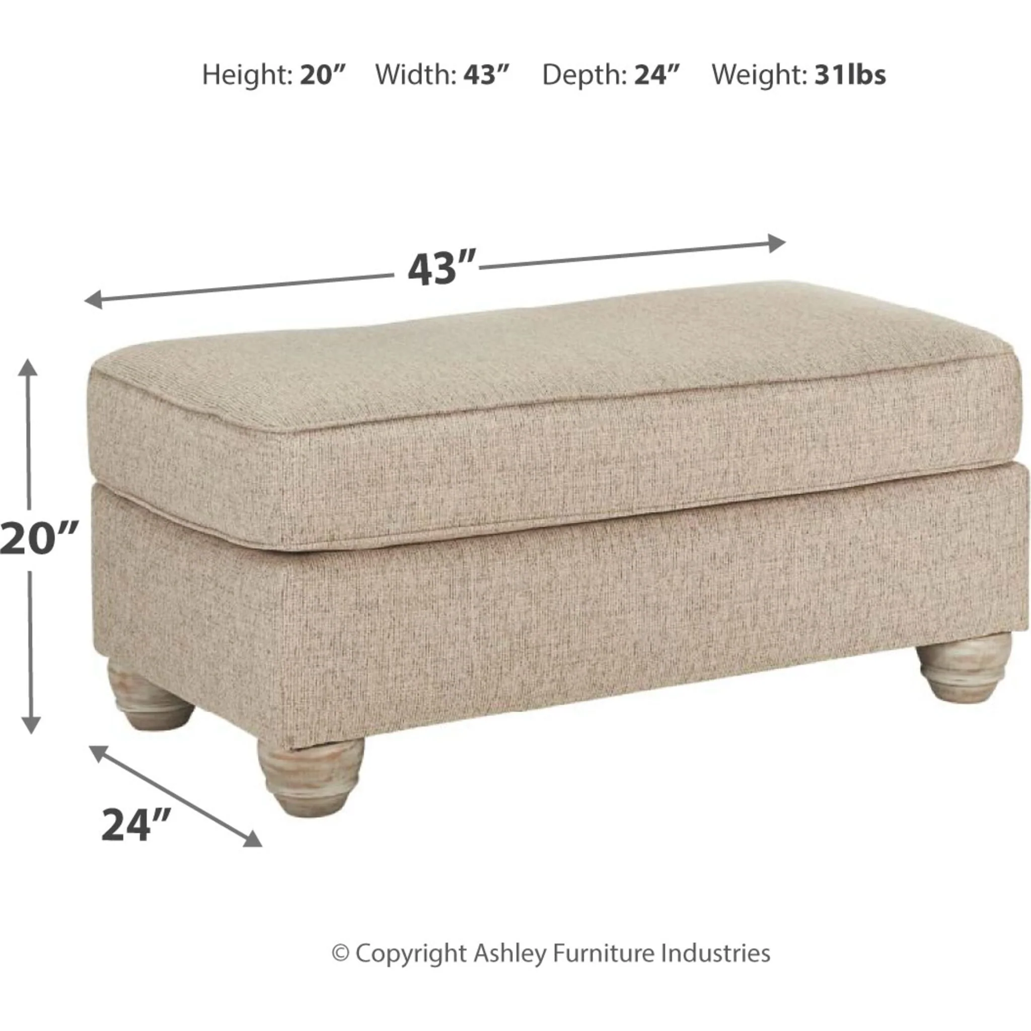 Dandrea-Exclusive Ottoman - Image 4