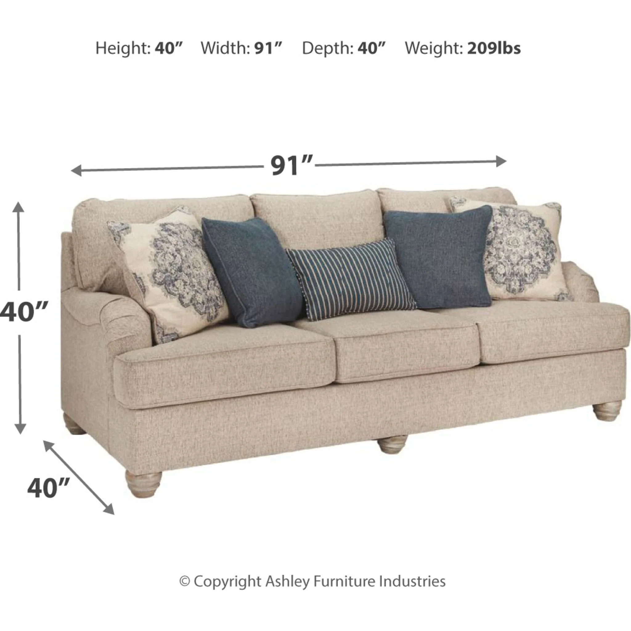 Dandrea-Exclusive Queen Sofa Sleeper - Image 12