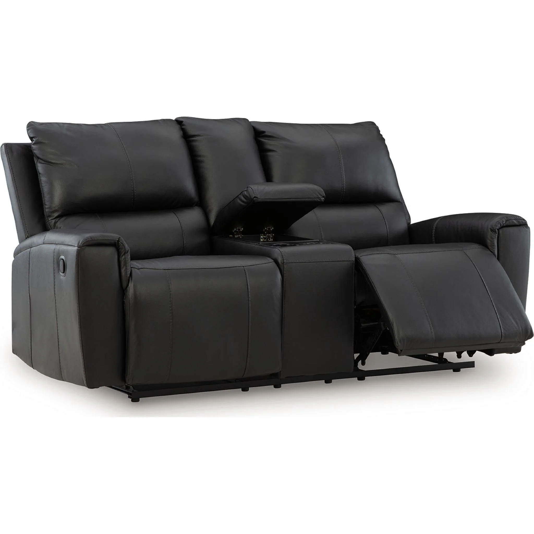 Danemere Reclining Loveseat with Console - Image 4