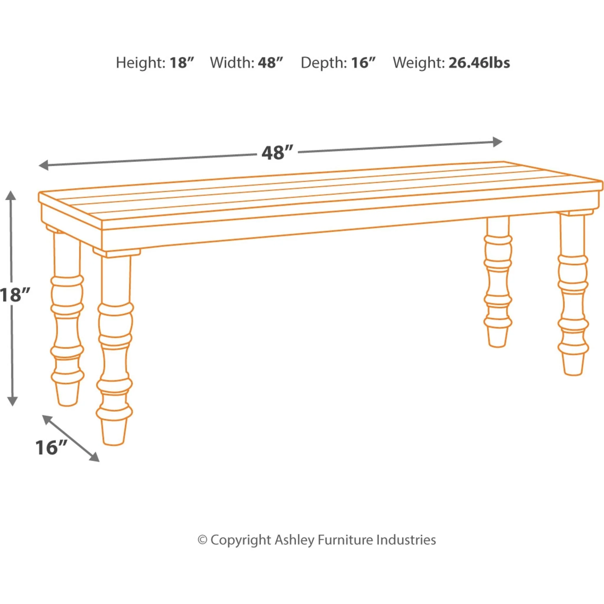 Dannerville Accent Bench - Image 4