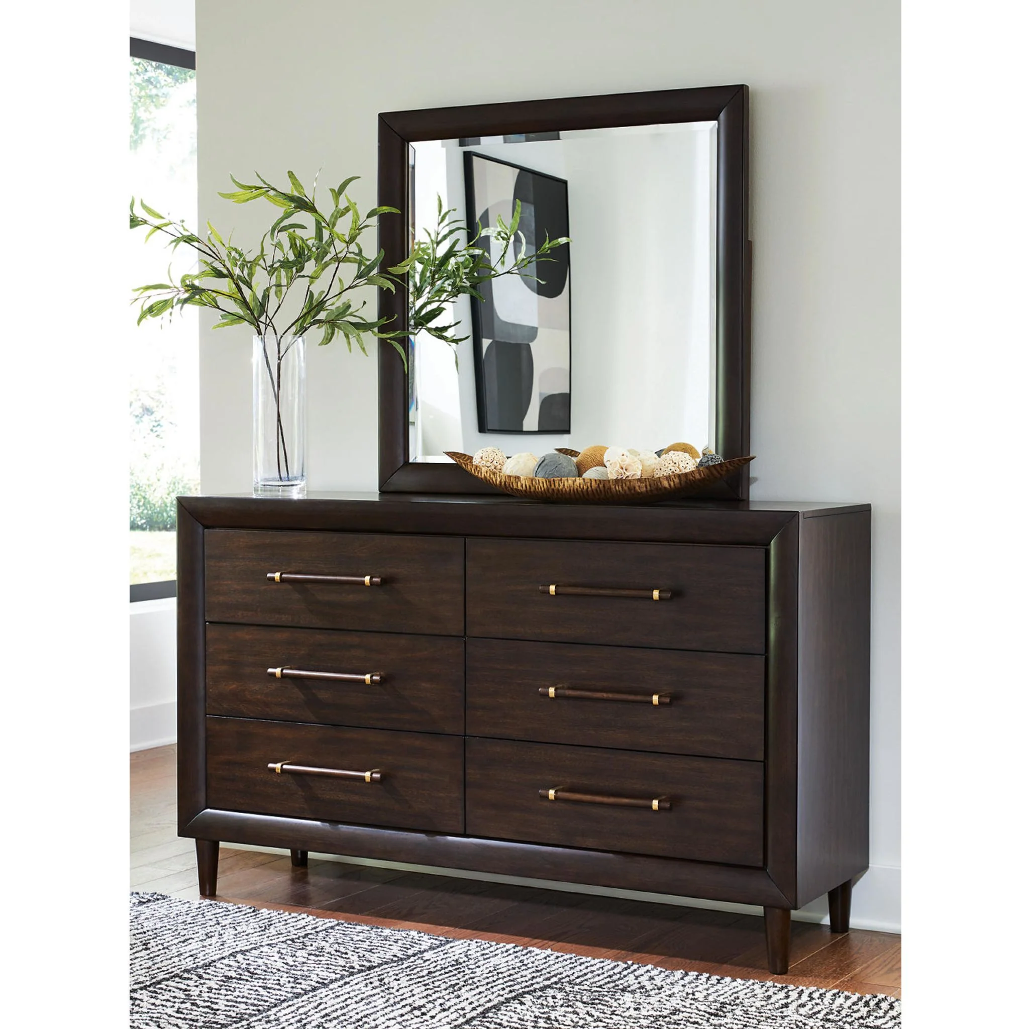 Dantenton Dresser and Mirror - Image 2