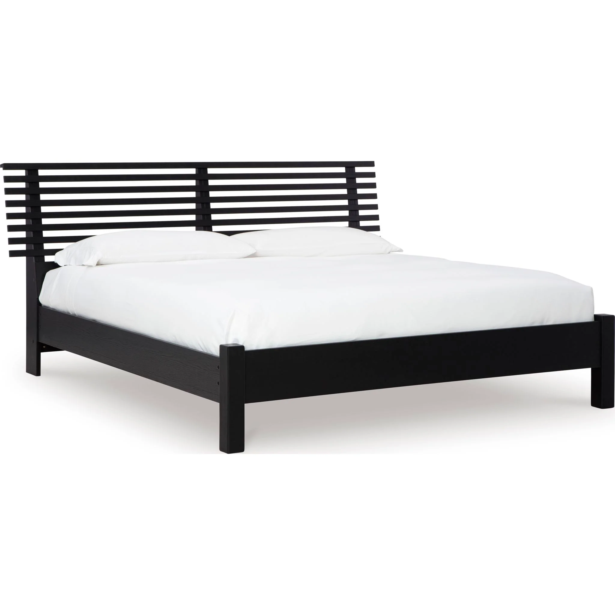 Danziar 5 Piece King Slat Platform Bedroom - Image 3