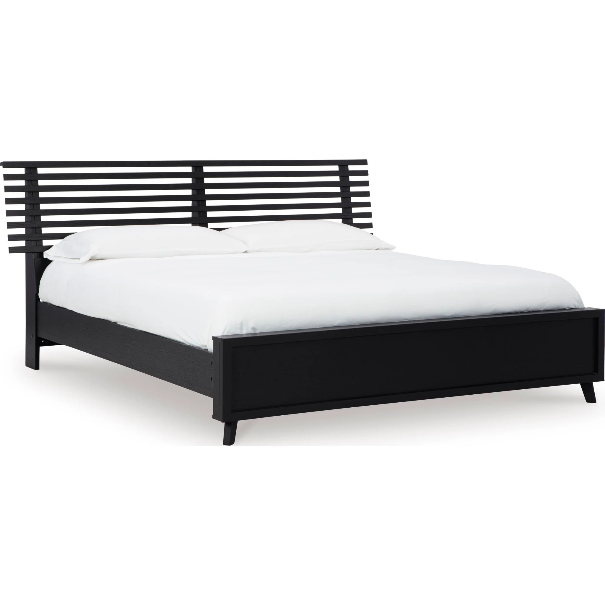 Danziar 5 Piece King Slat Platform Bedroom - Image 3
