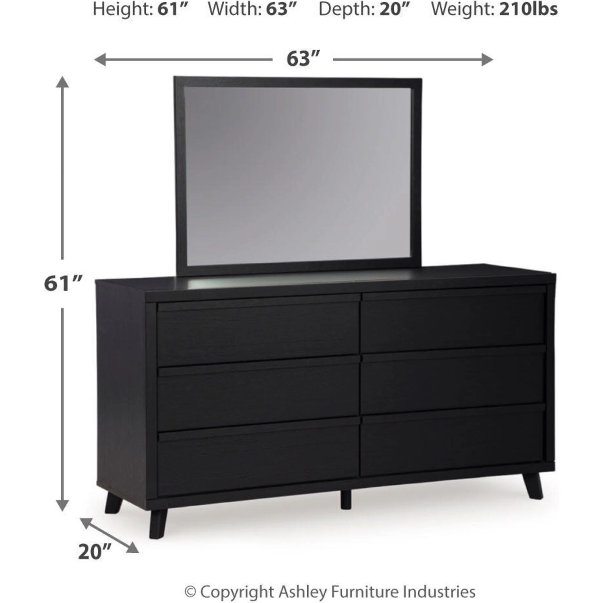 Danziar 5 Piece Queen Platform Bedroom - Image 25