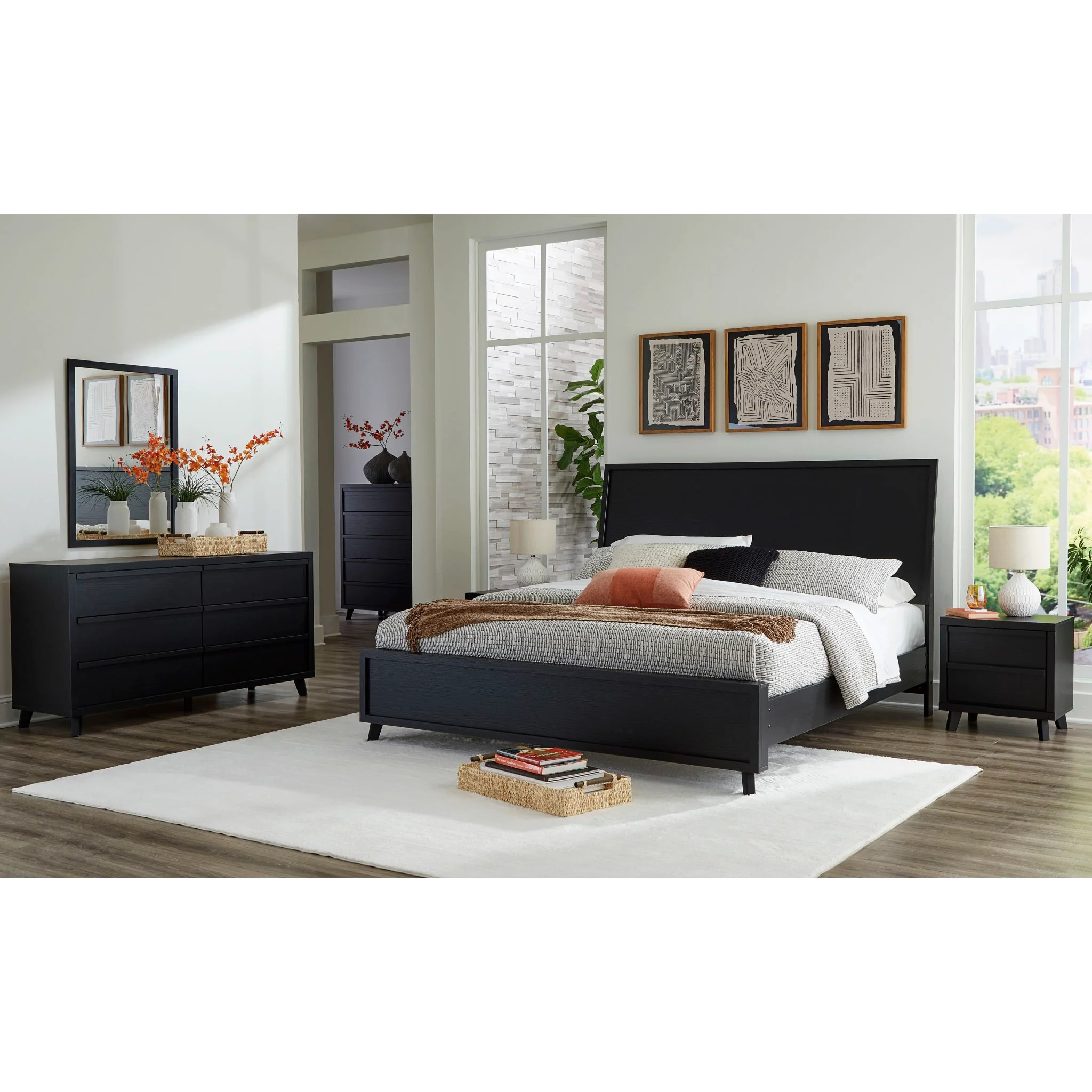 Danziar 5 Piece Platform Bedroom - Image 2