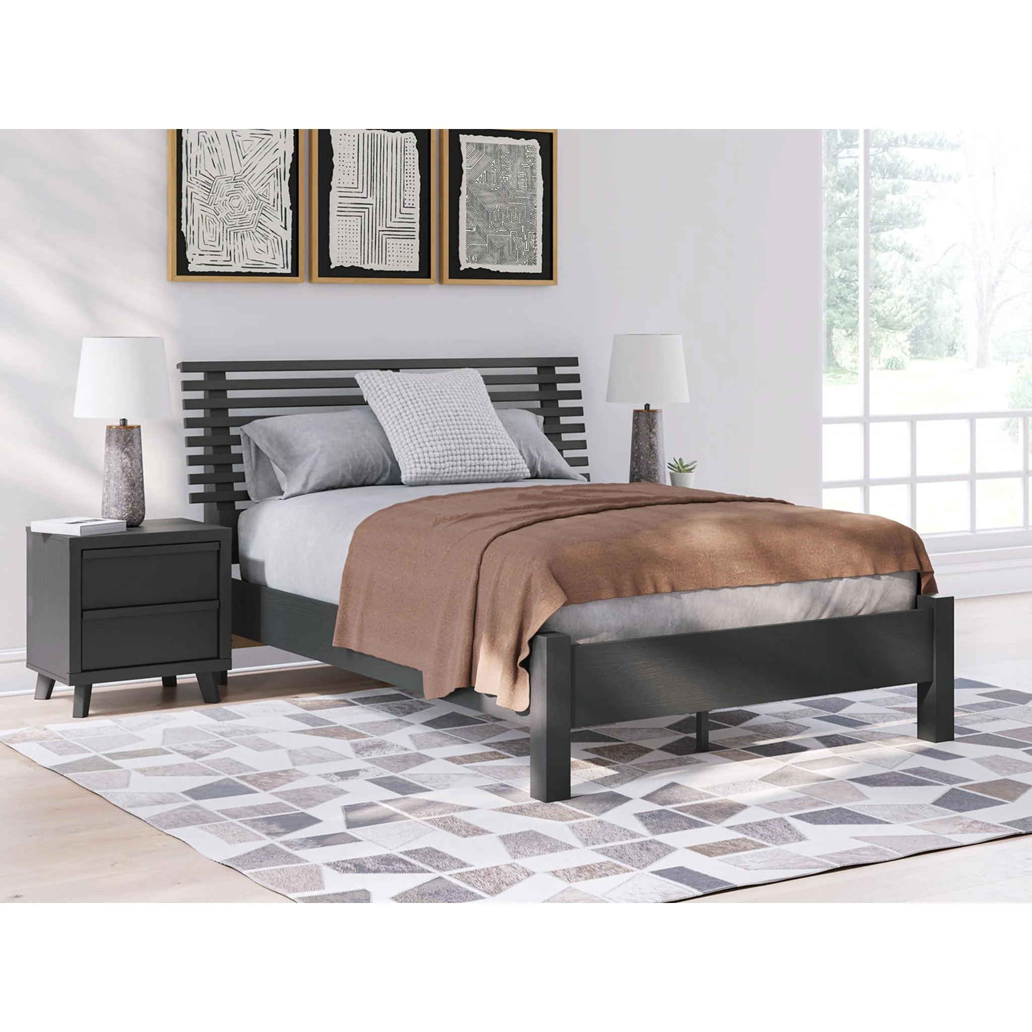 Danziar Full Slat Platform Bed - Image 2