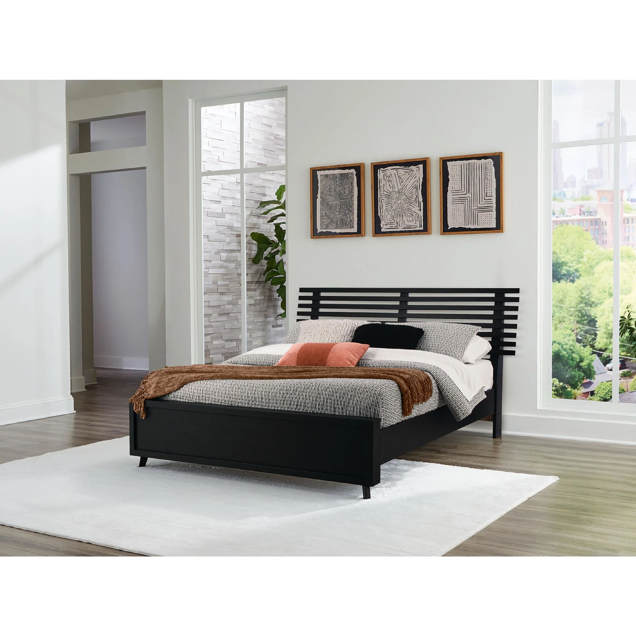 Danziar Queen Slat Platform Bed - Image 13