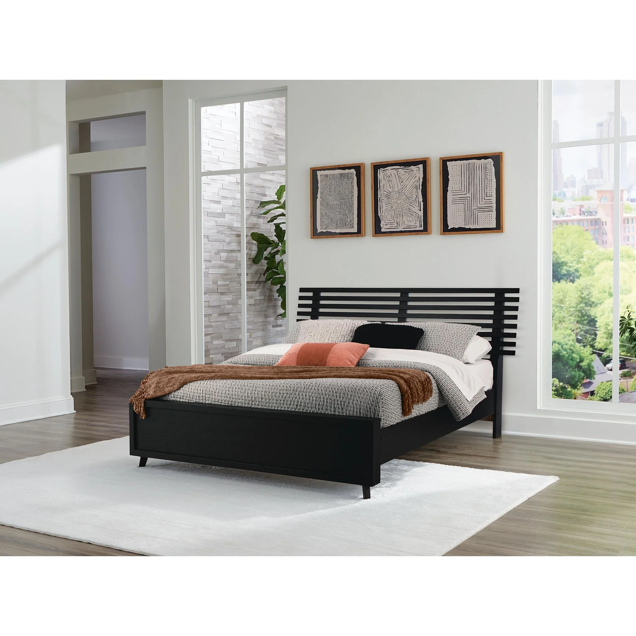 Danziar Queen Slat Platform Bed - Image 25