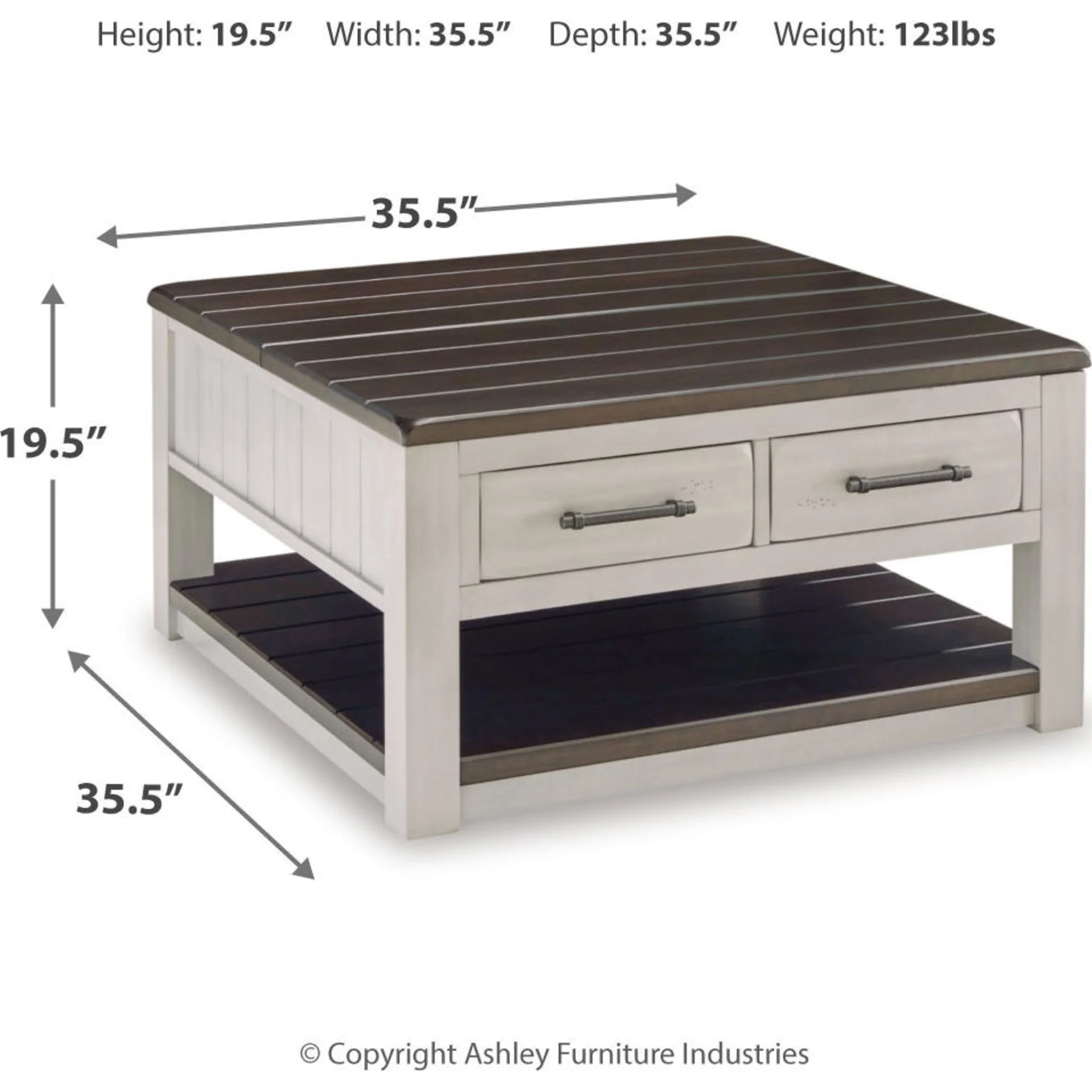 Darborn Cocktail Table with Lift Top - Image 10