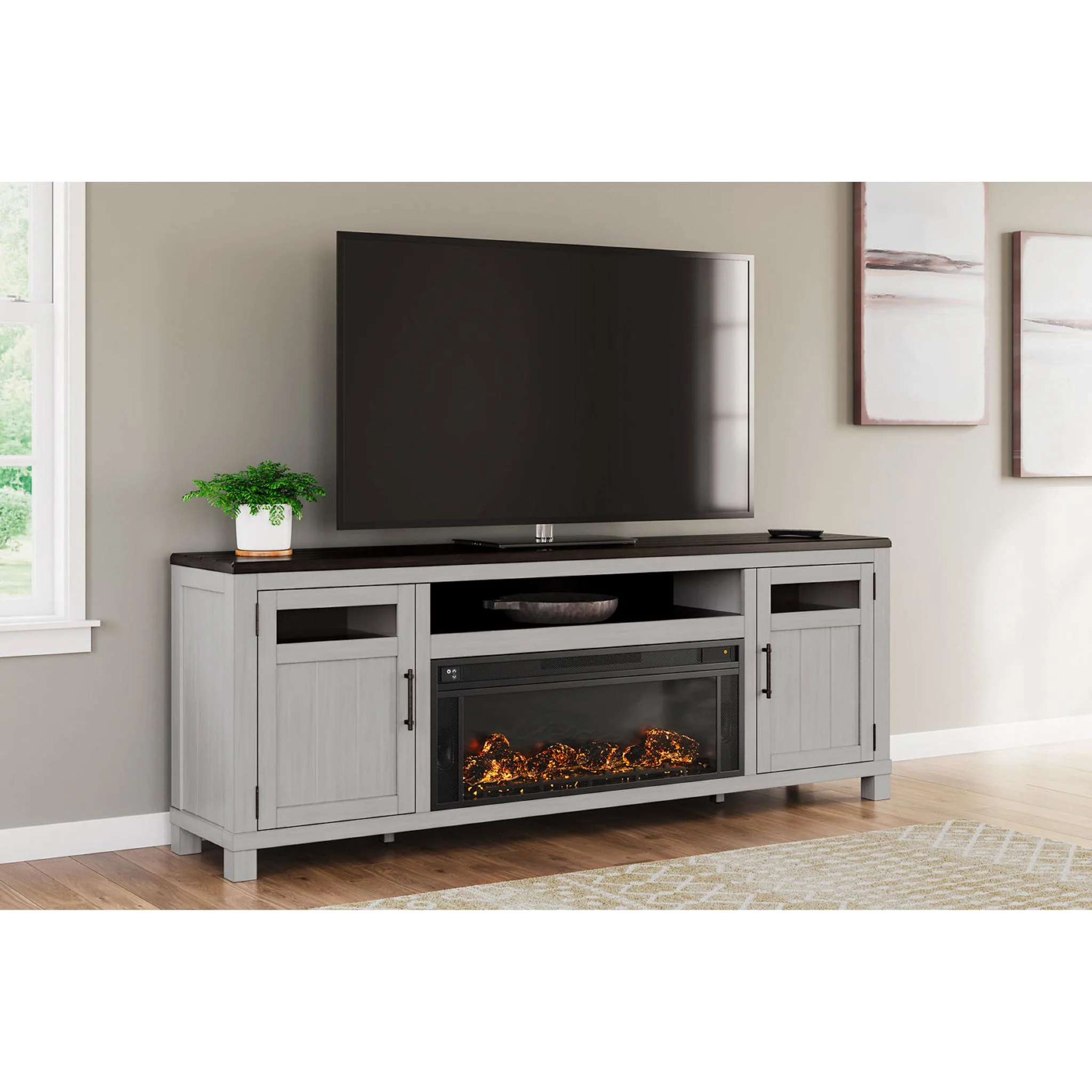 Darborn TV Stand with Fireplace - Image 2
