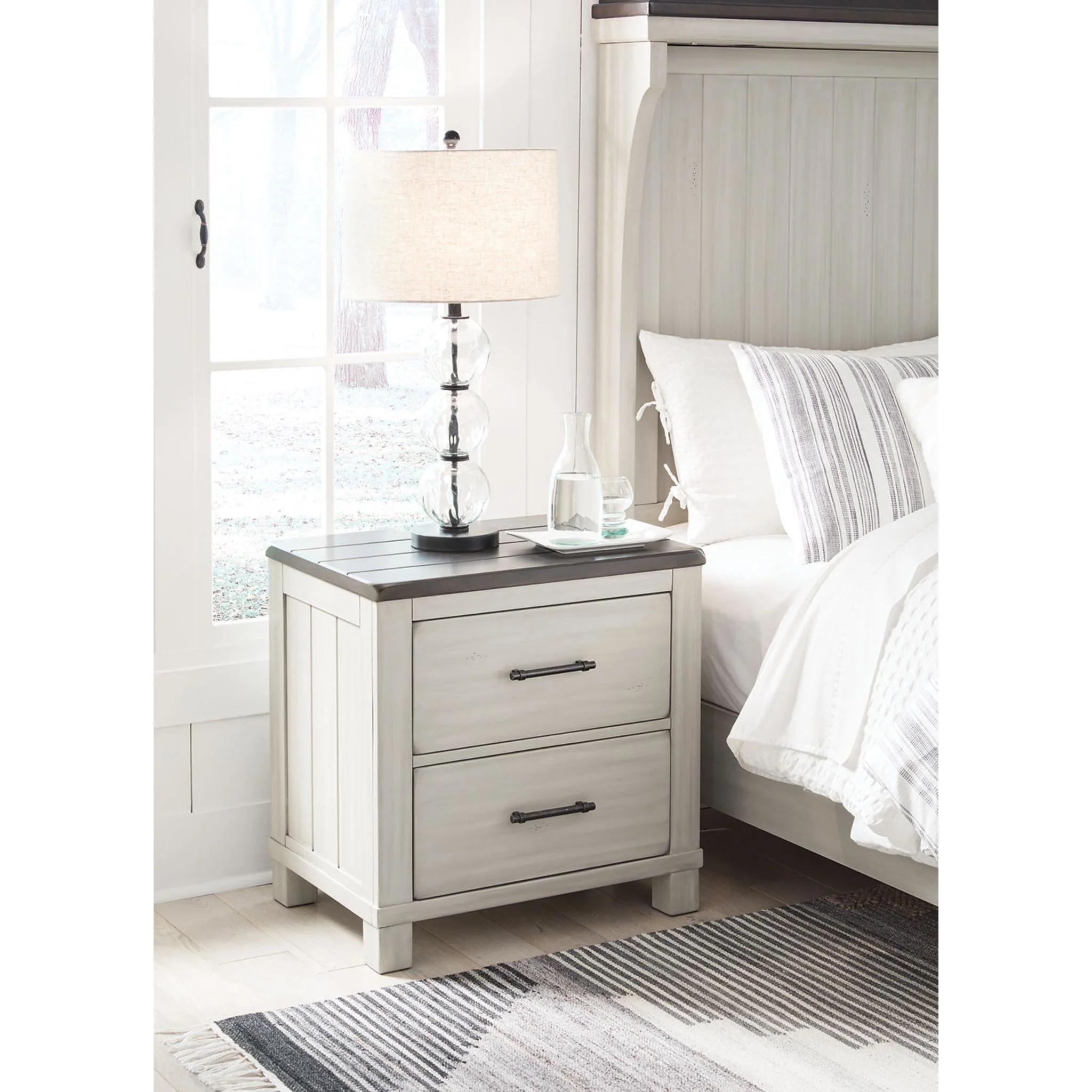 Darborn Two Drawer Nightstand - Image 7