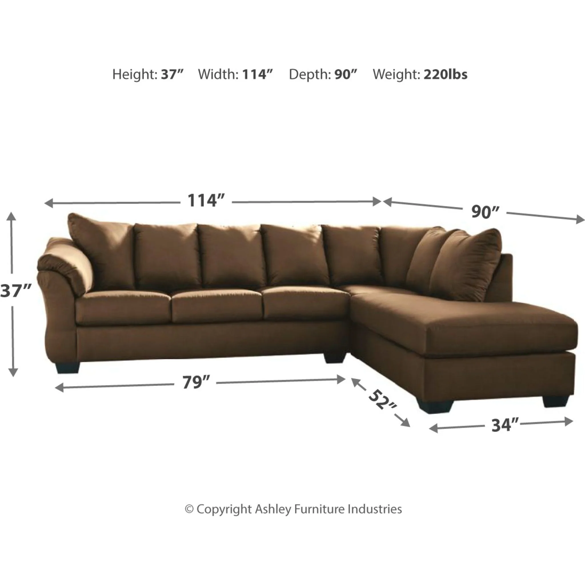 Darcy 2 Piece Sectional - Image 4