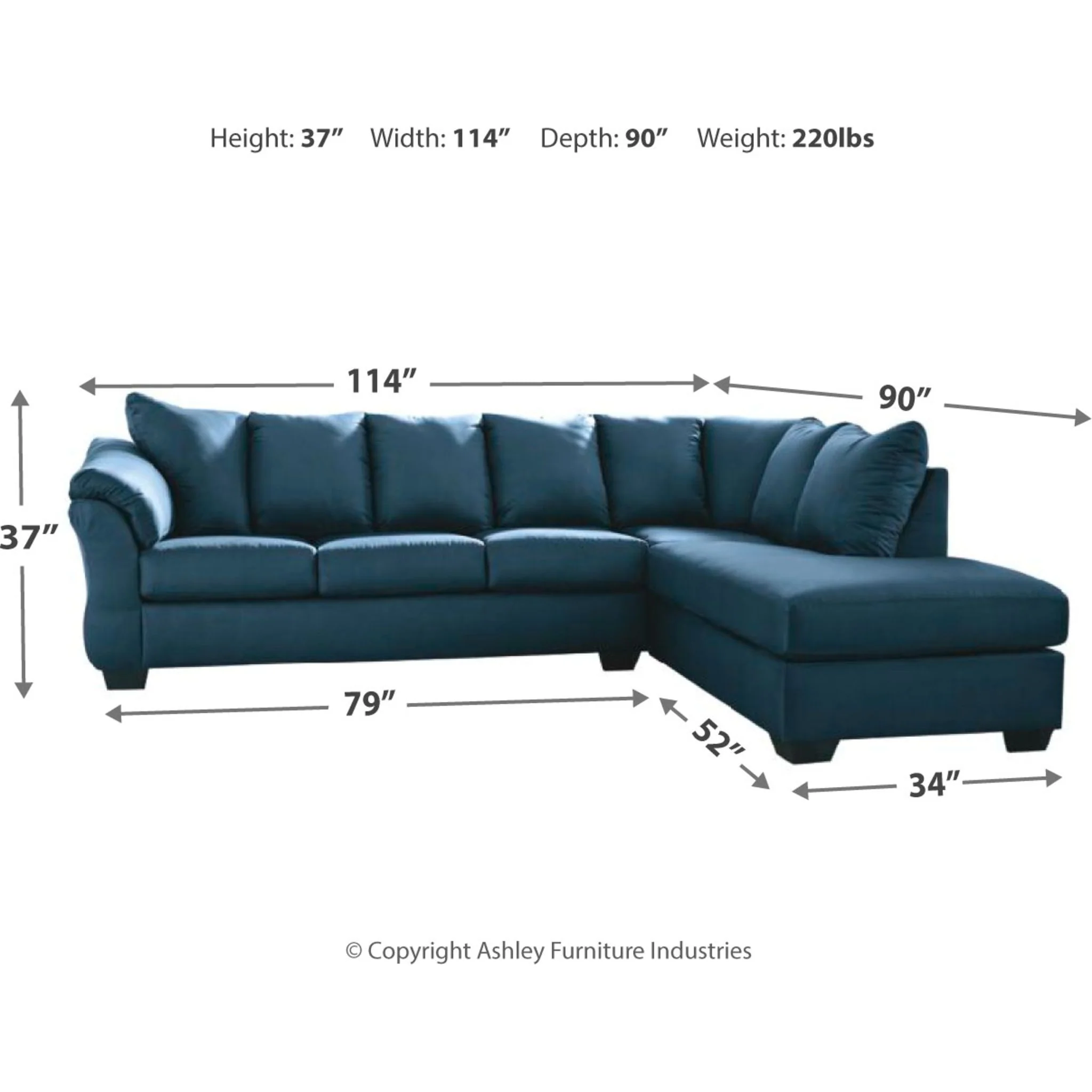Darcy 2 Piece Sectional - Image 3