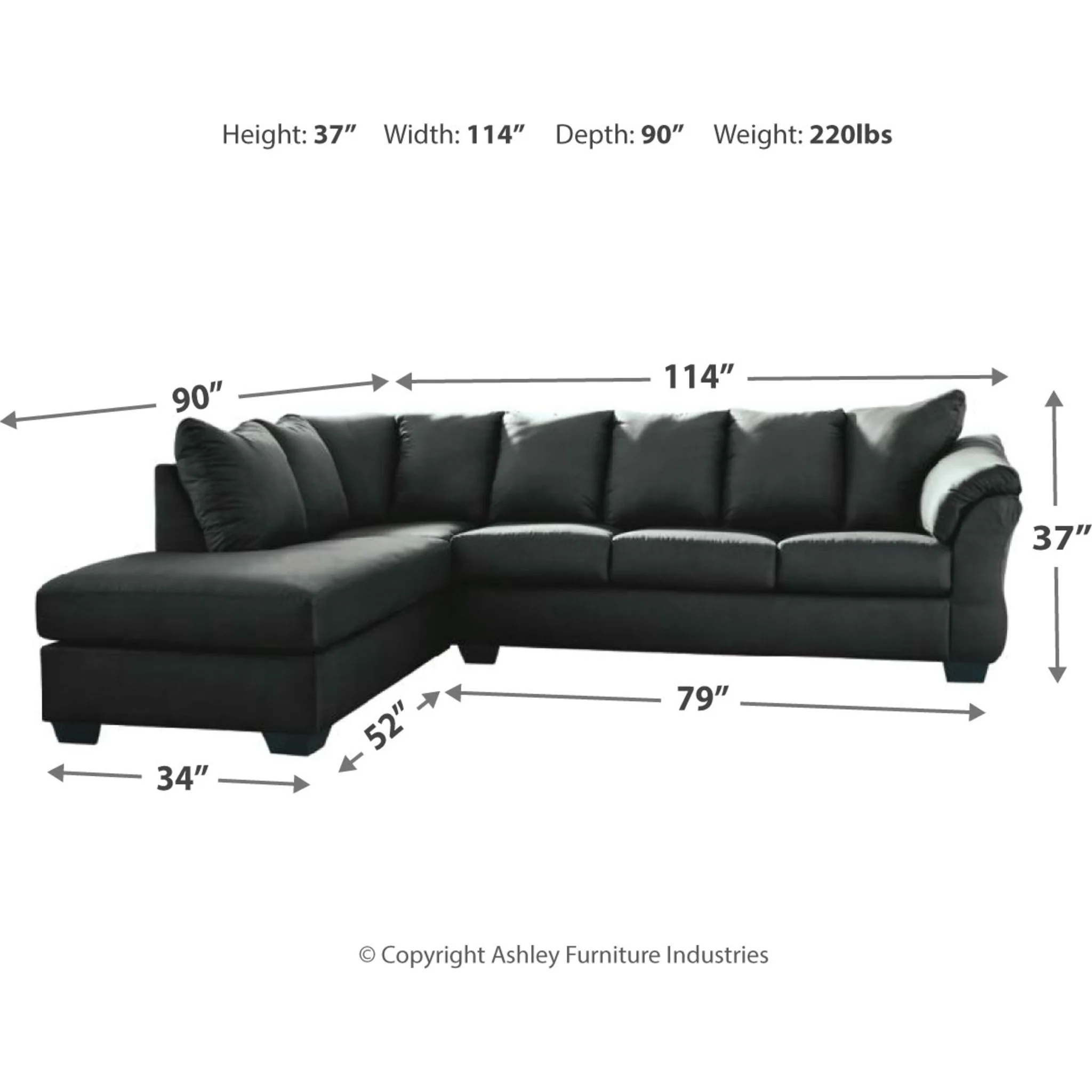 Darcy 2 Piece Sectional - Image 4