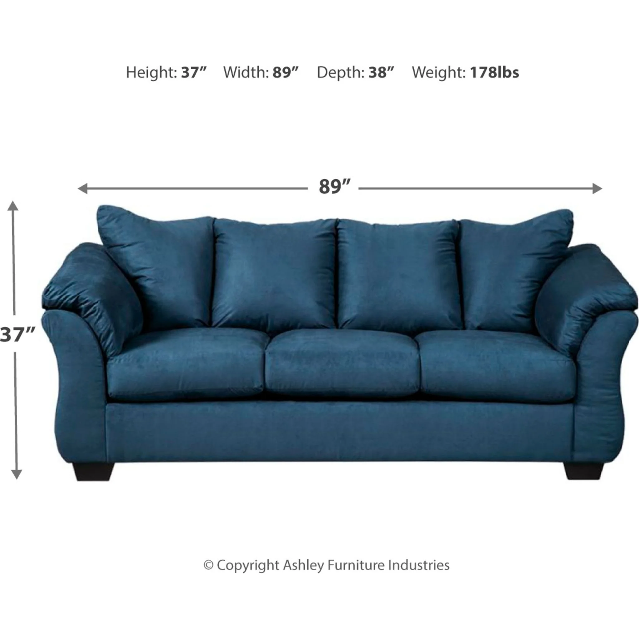 Darcy Full Sofa Bed - Image 4