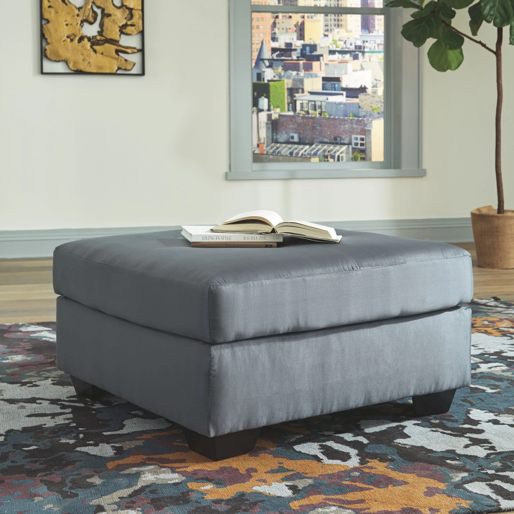 Darcy Oversized Accent Ottoman - Image 4