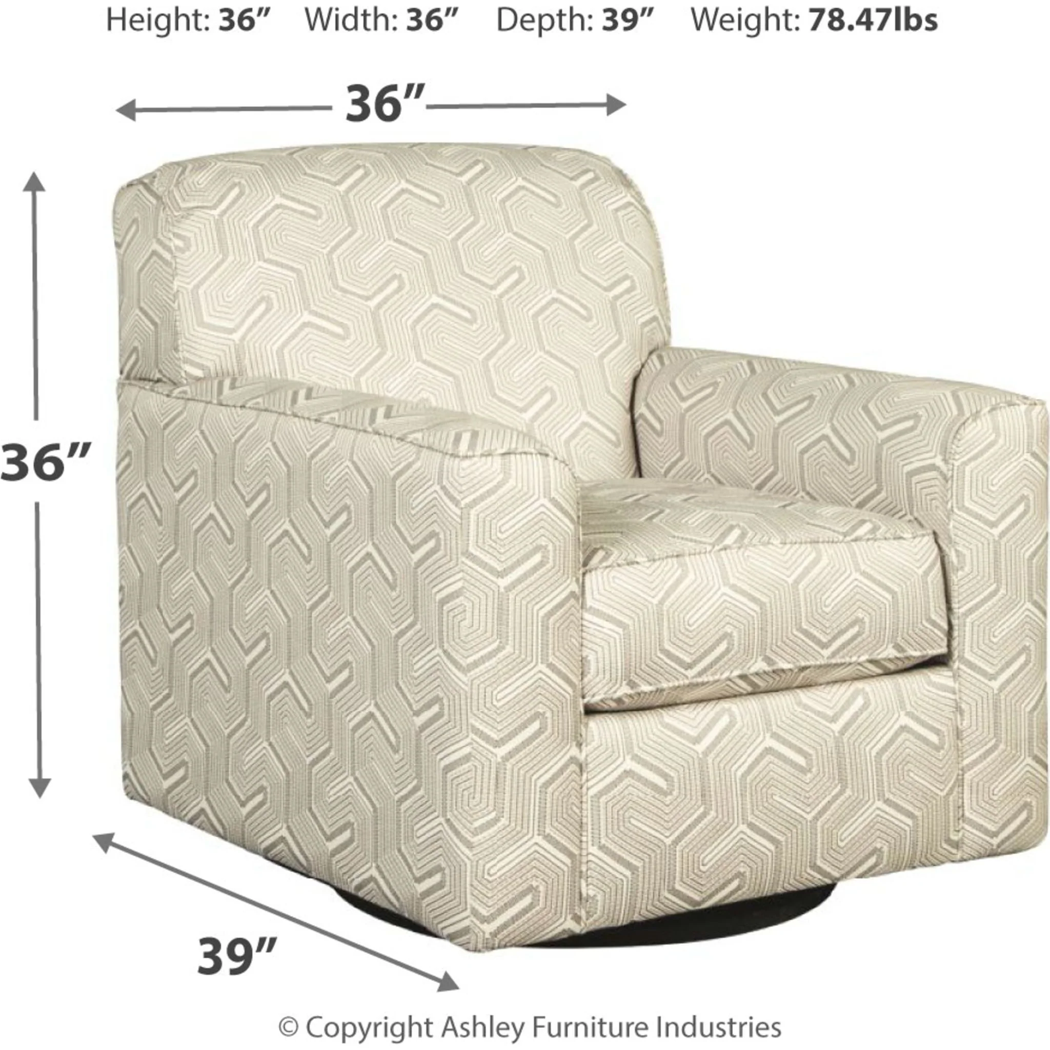 Daylon Swivel Accent Chair - Image 3