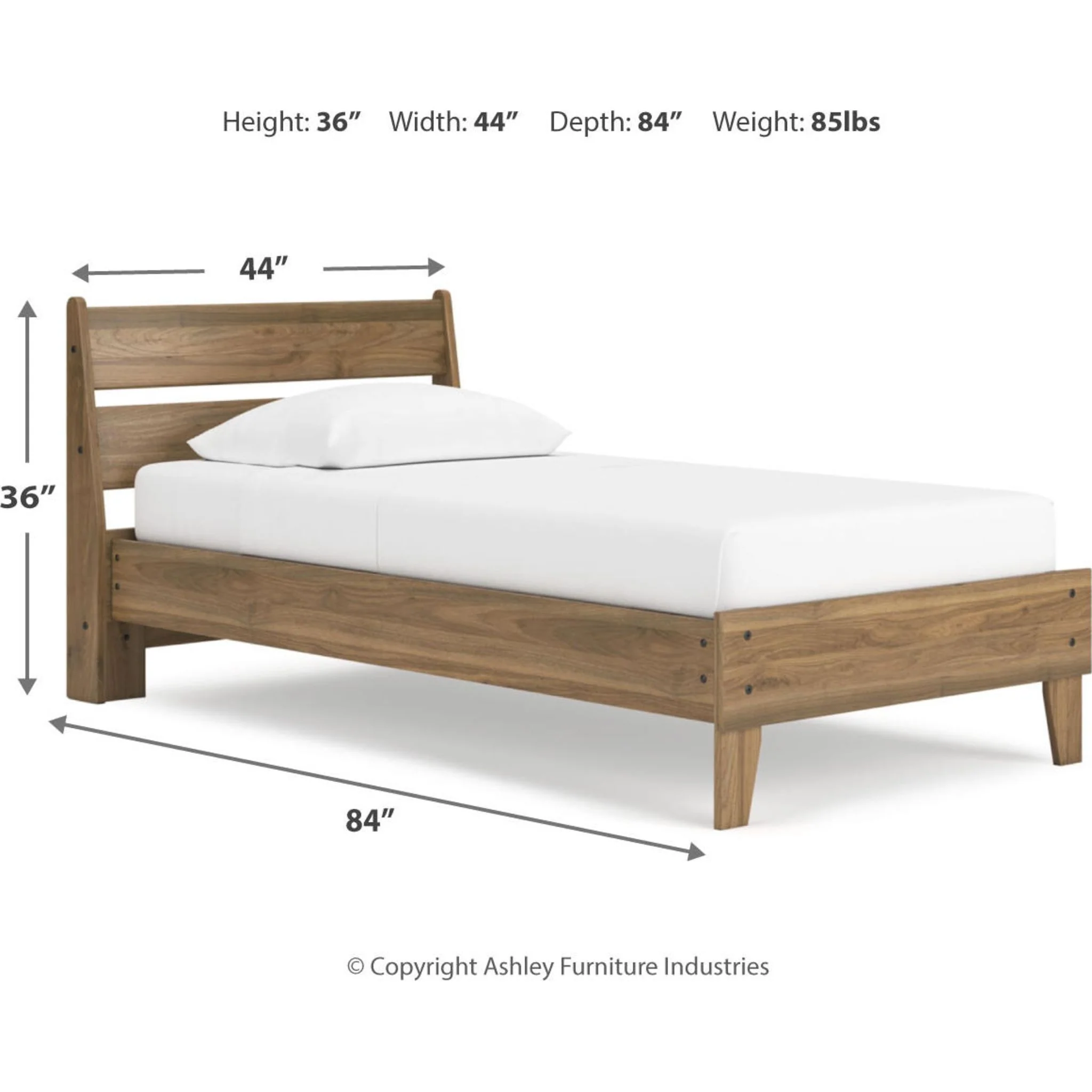 Deanlow Twin Platform Bed - Image 3