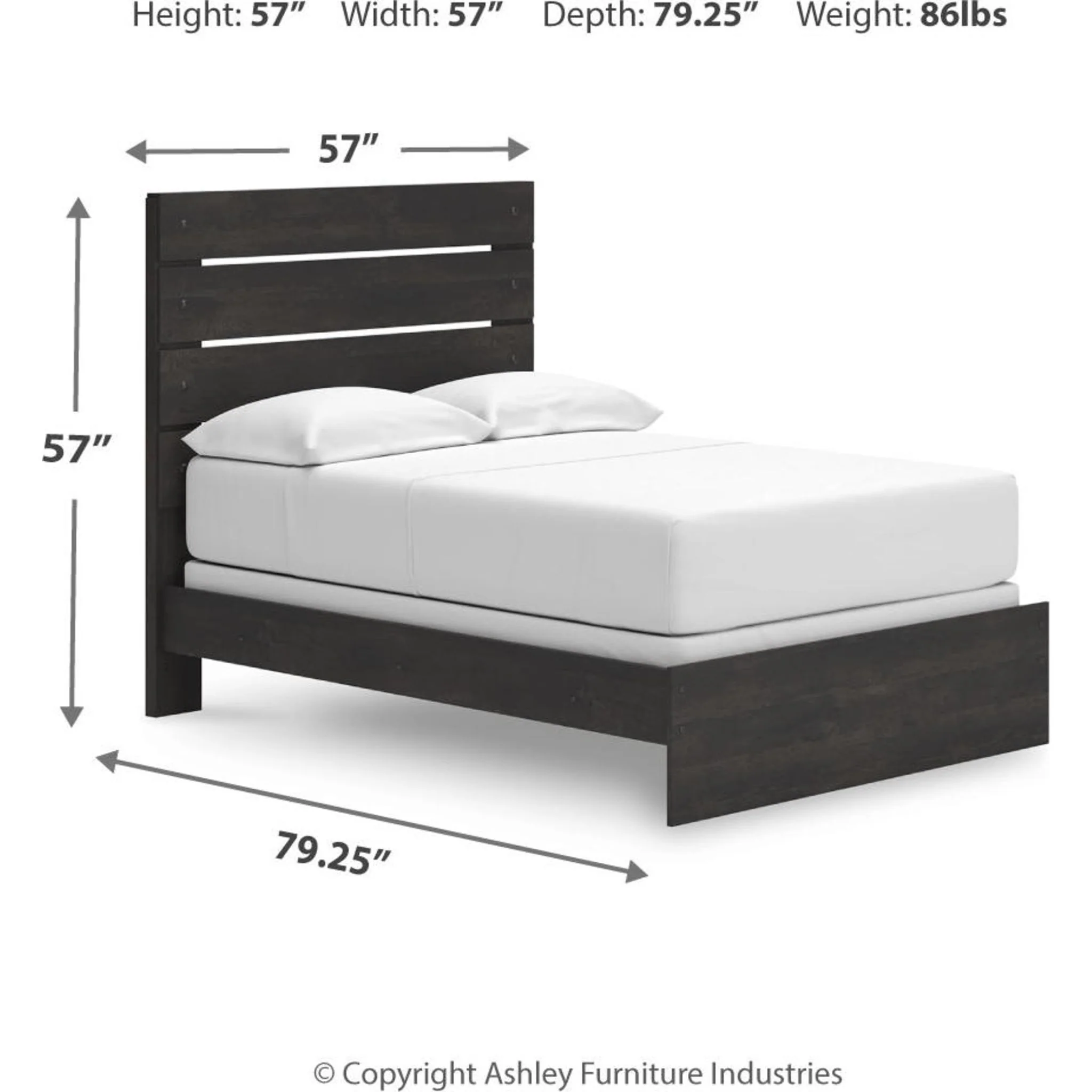 Delmorta Full Panel Bed - Image 3