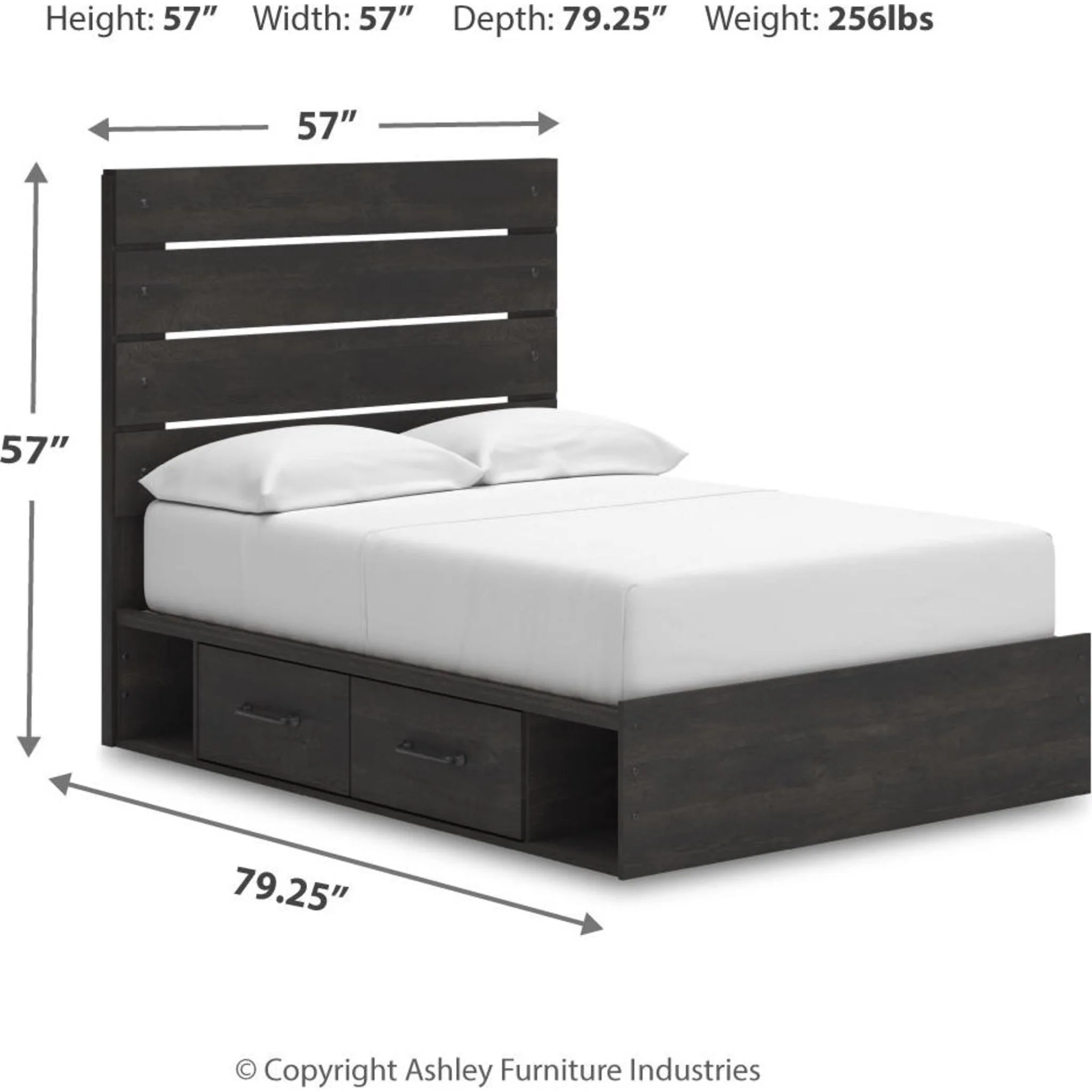 Delmorta Full Storage Bed - Image 3