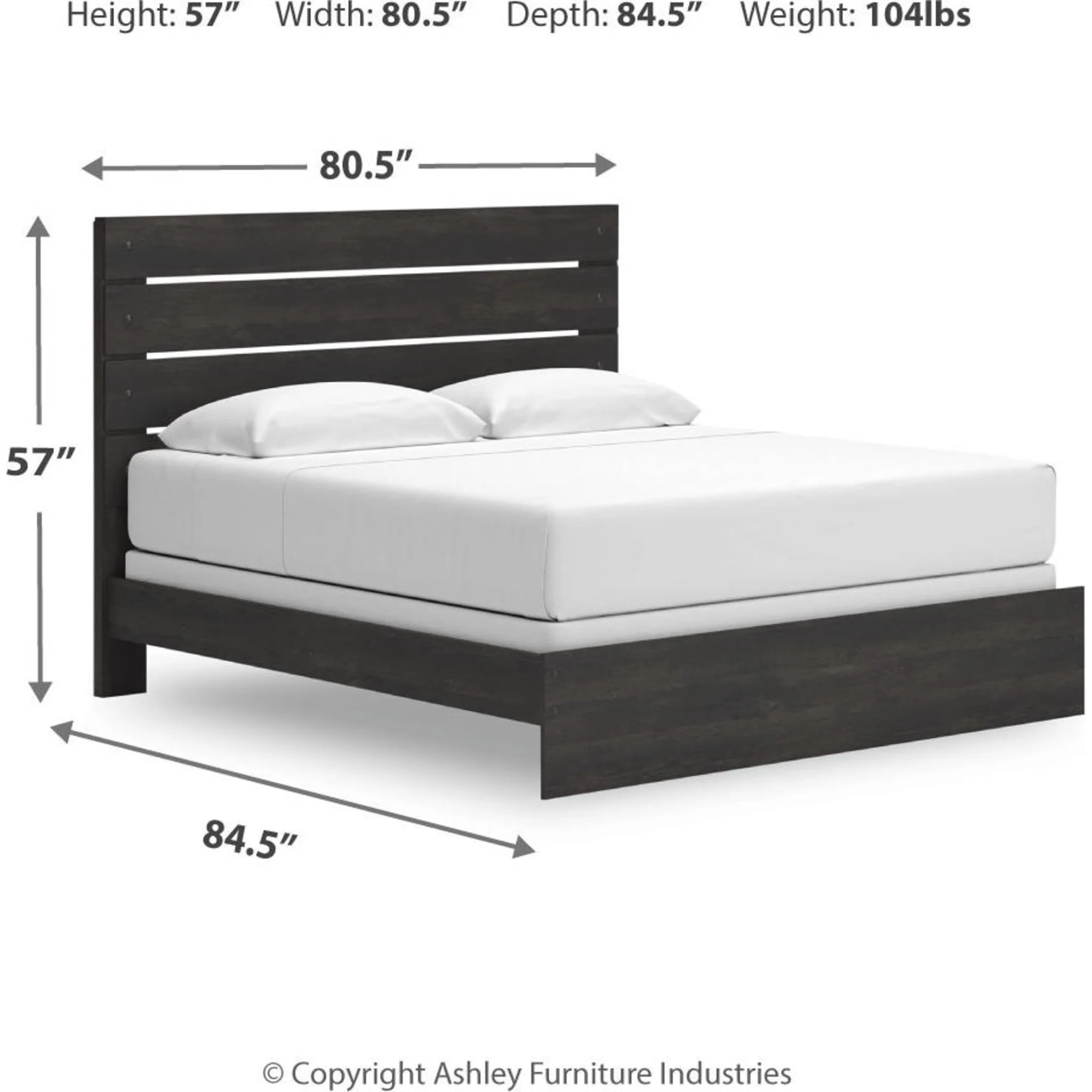 Delmorta King Panel Bed - Image 3