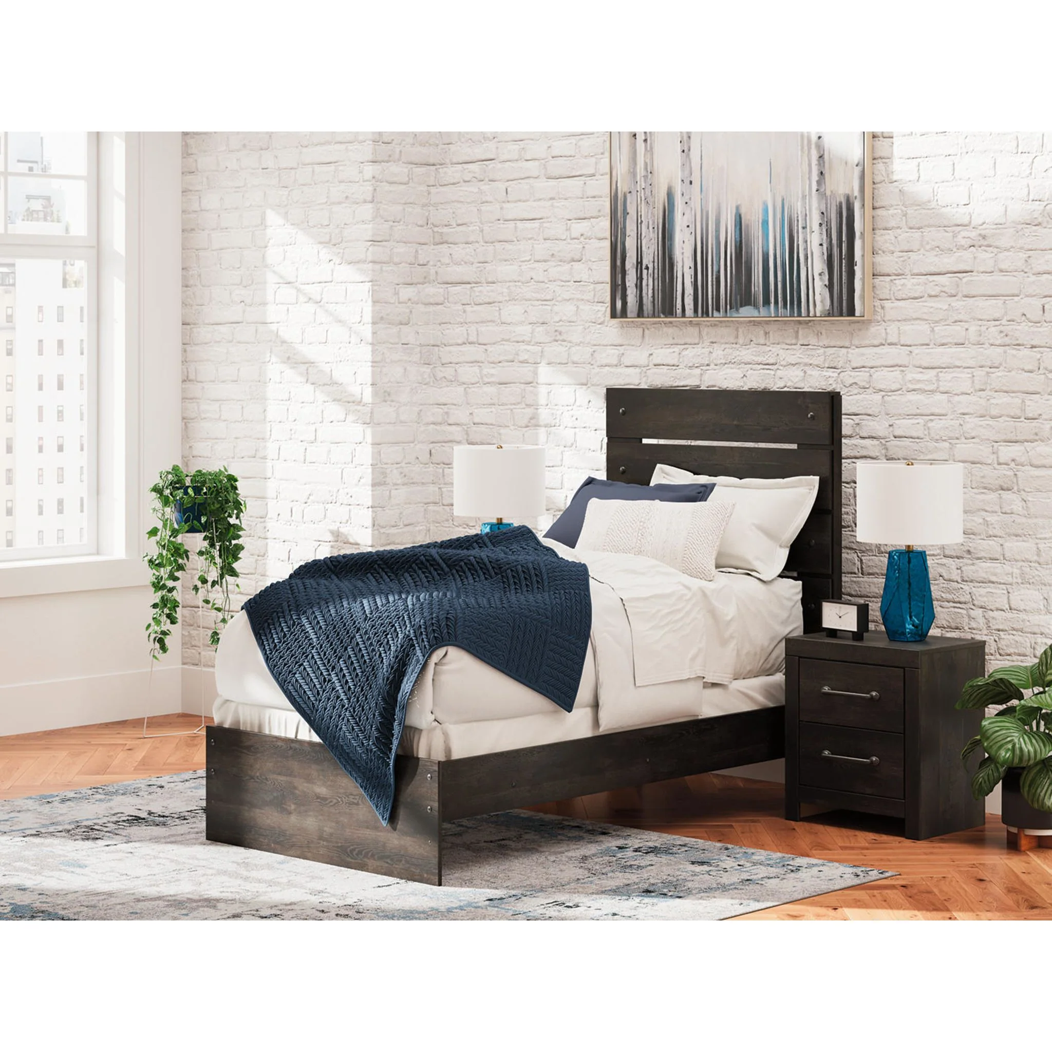 Delmorta Twin Panel Bed - Image 2