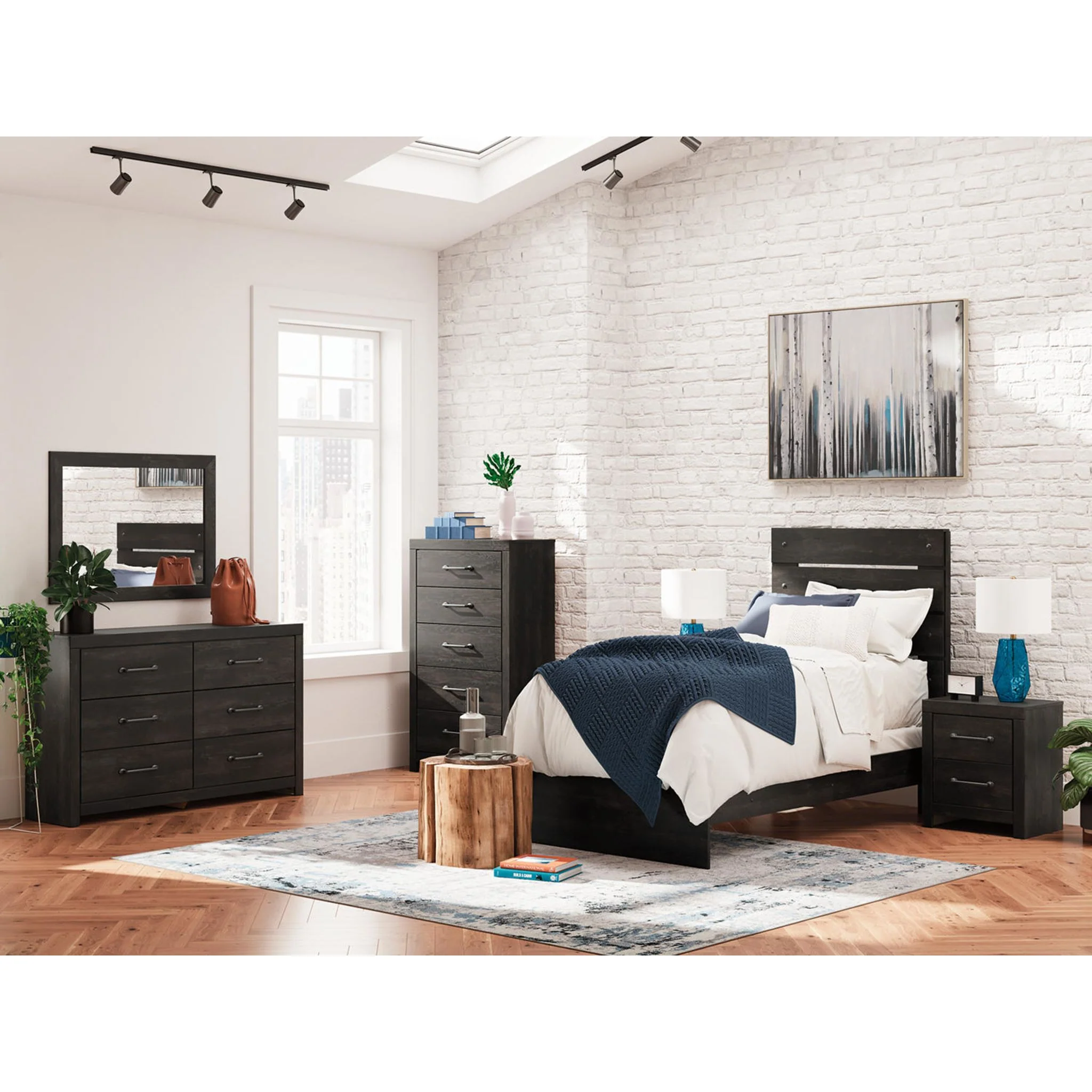 Delmorta Twin Panel Bed - Image 4