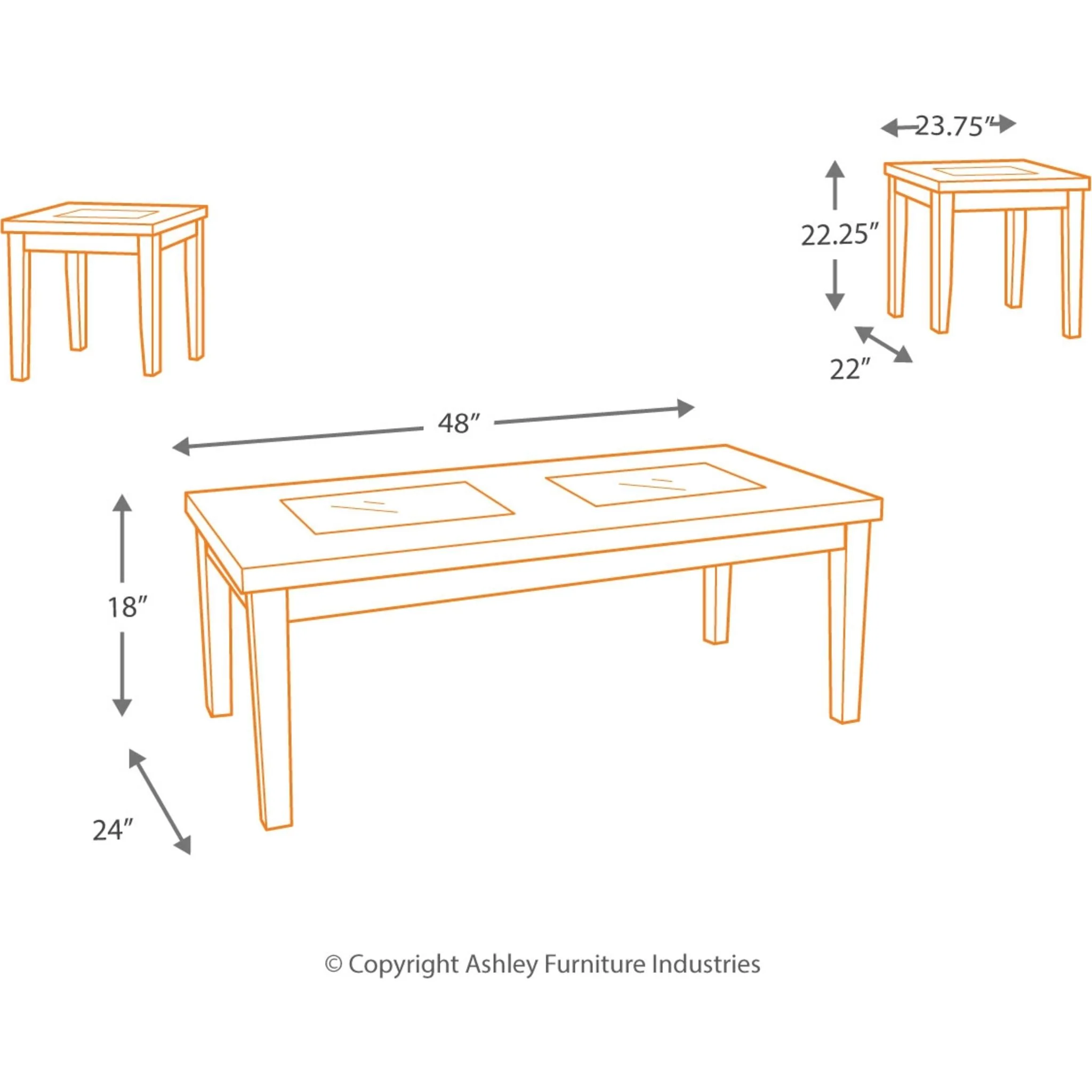 Denja Occasional Table Set (set of 3) - Image 4