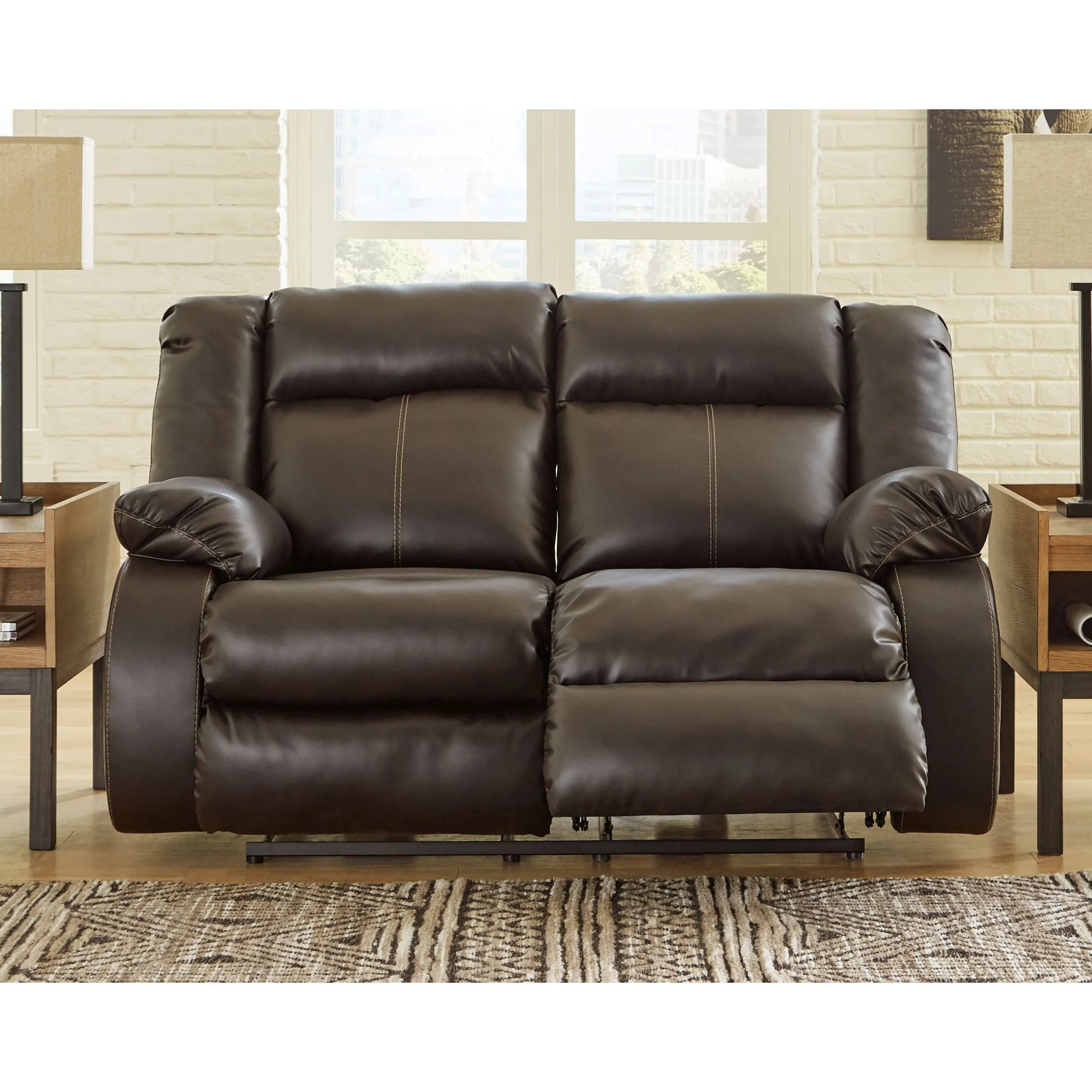 Denoron Reclining Loveseat with Power - Image 2