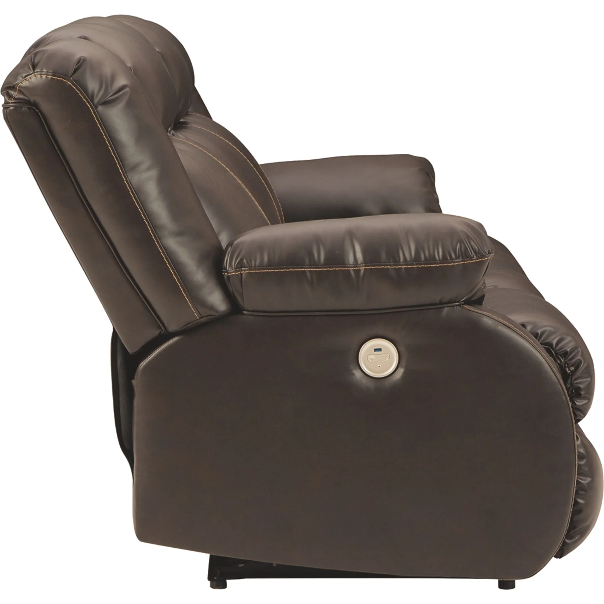 Denoron Reclining Sofa with Power - Image 4