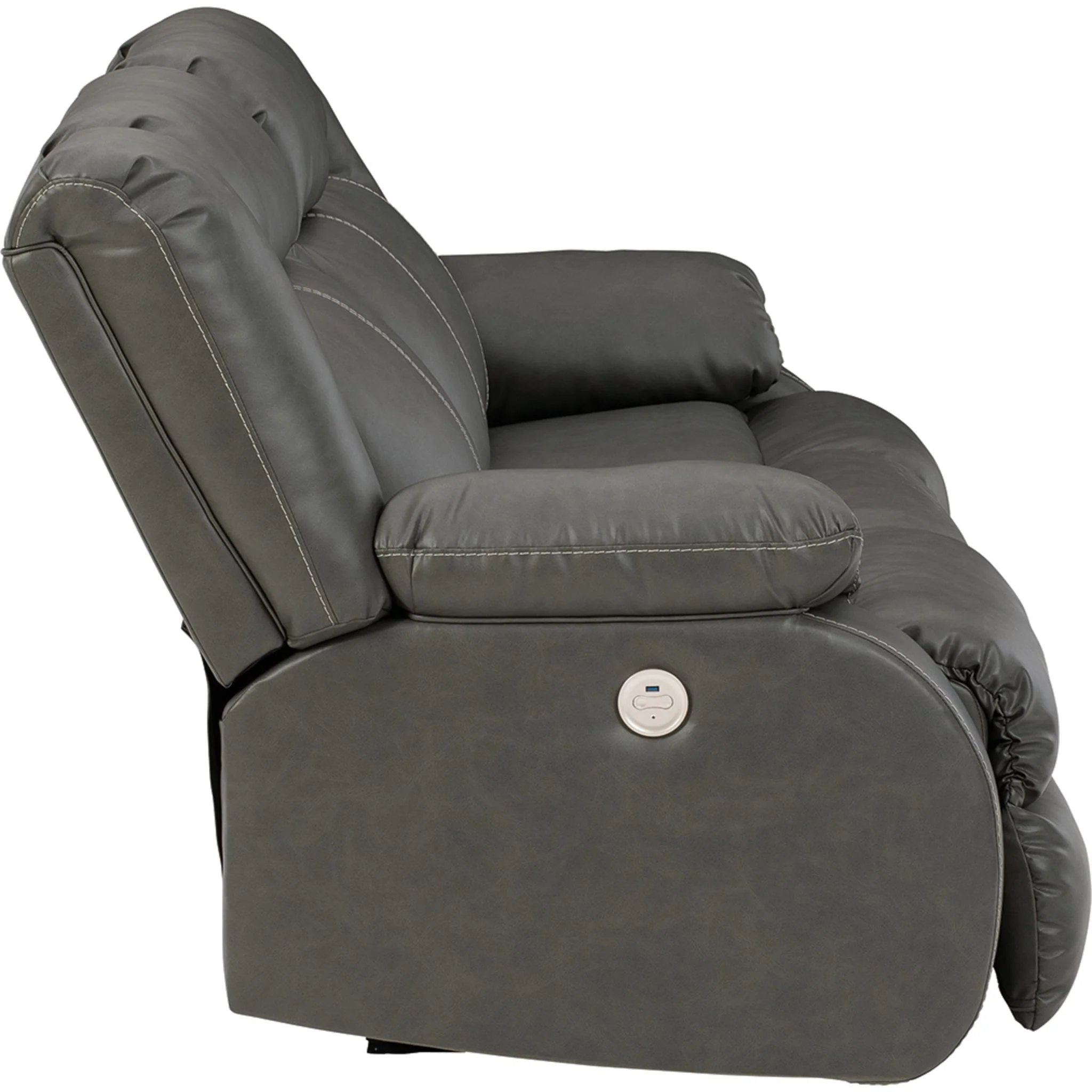 Denoron Reclining Sofa with Power - Image 6