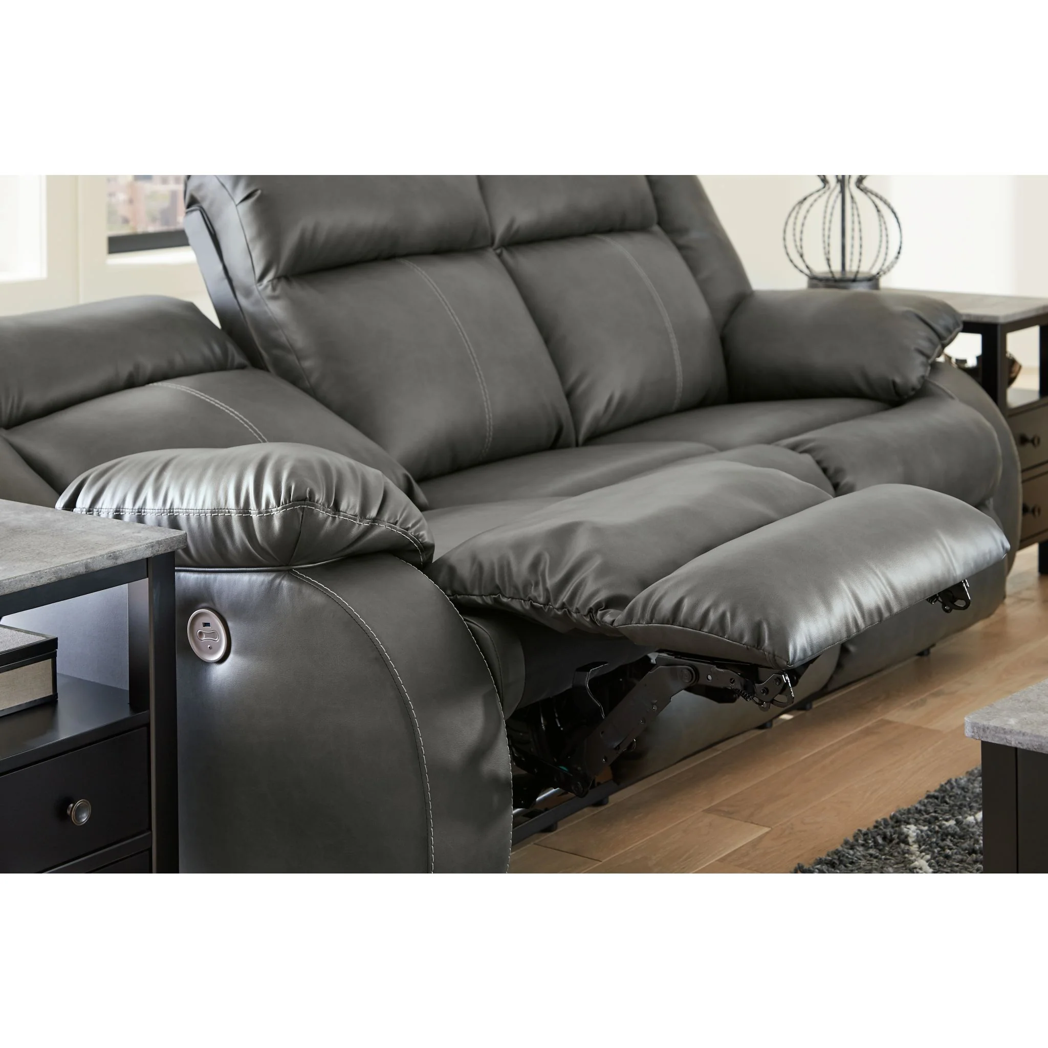 Denoron Reclining Sofa with Power - Image 8