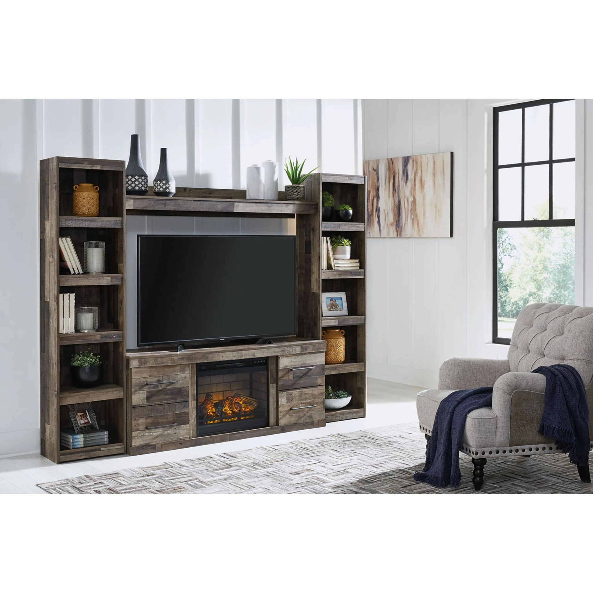 Derekson 4 Piece Entertainment Unit - Image 15