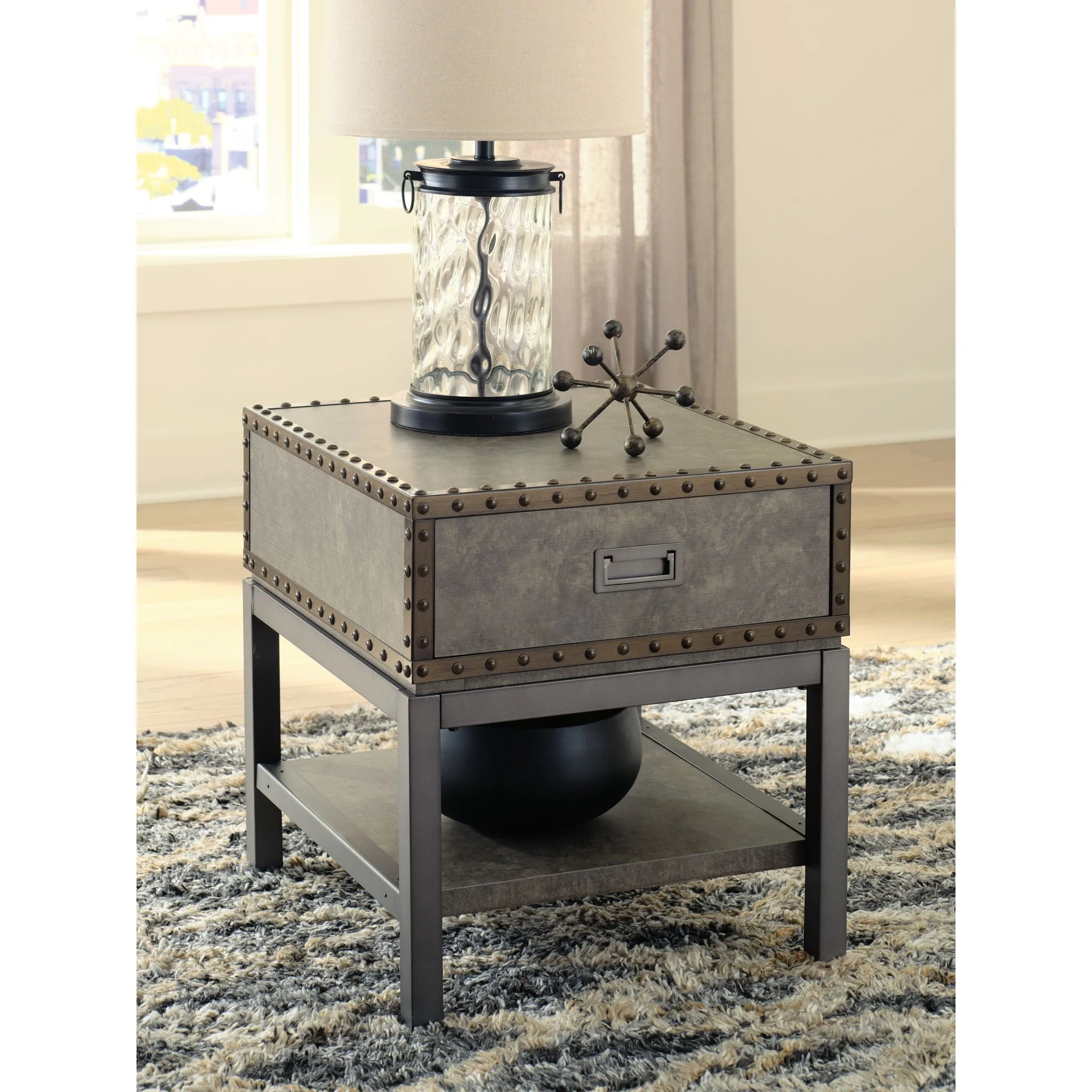 Derrylin Rectangle End Table - Image 2