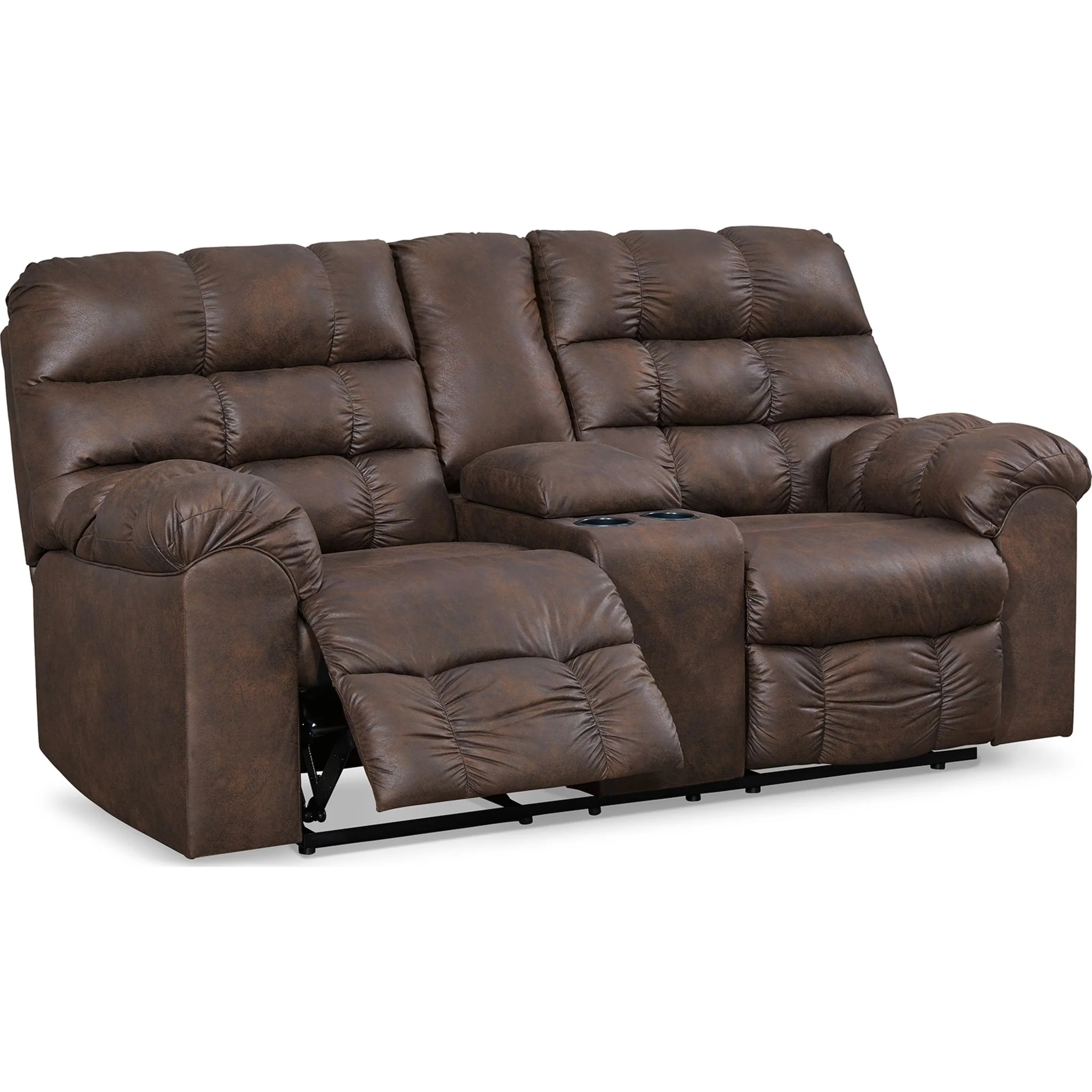 Derwin Reclining Loveseat with Console - Image 3
