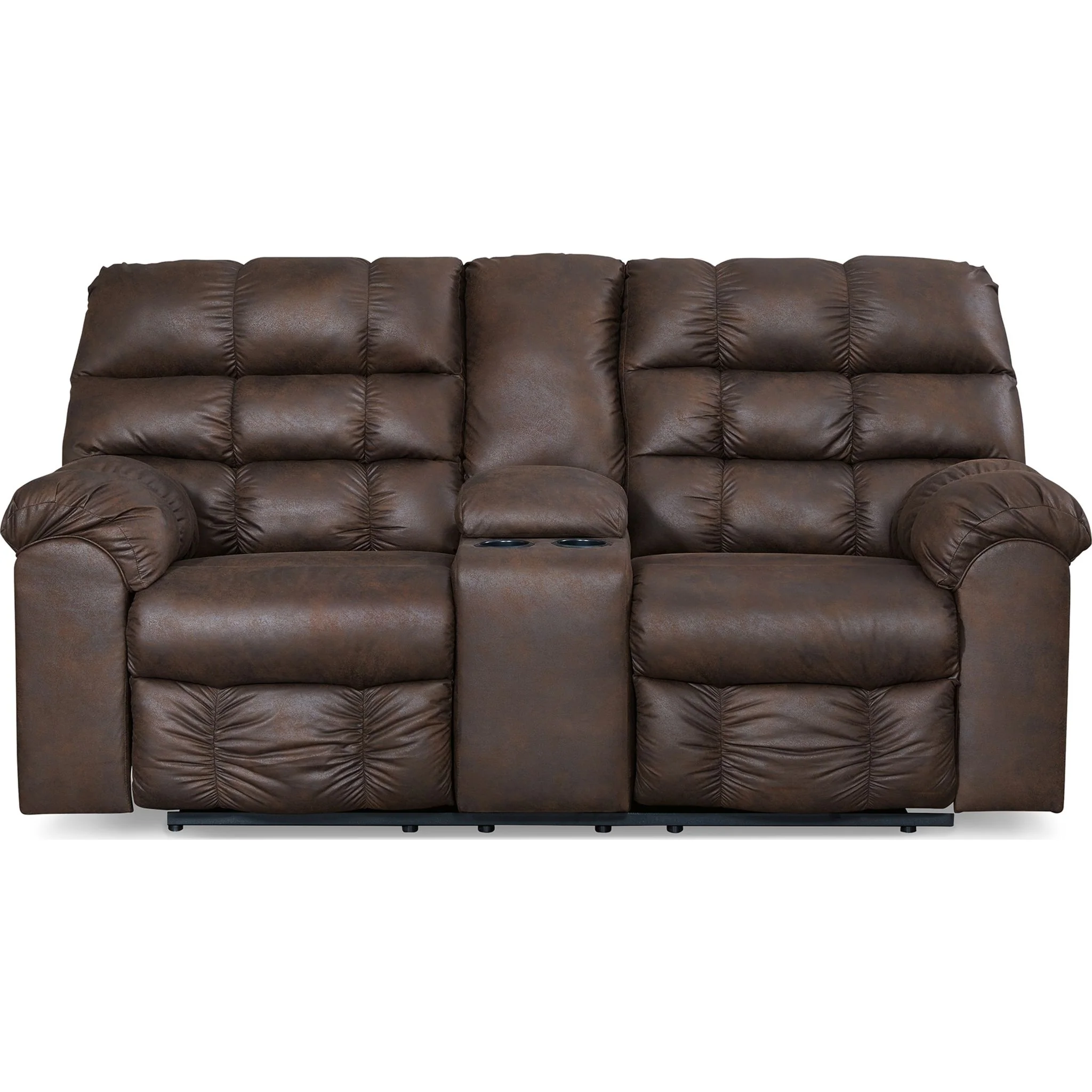 Derwin Reclining Loveseat with Console - Image 4