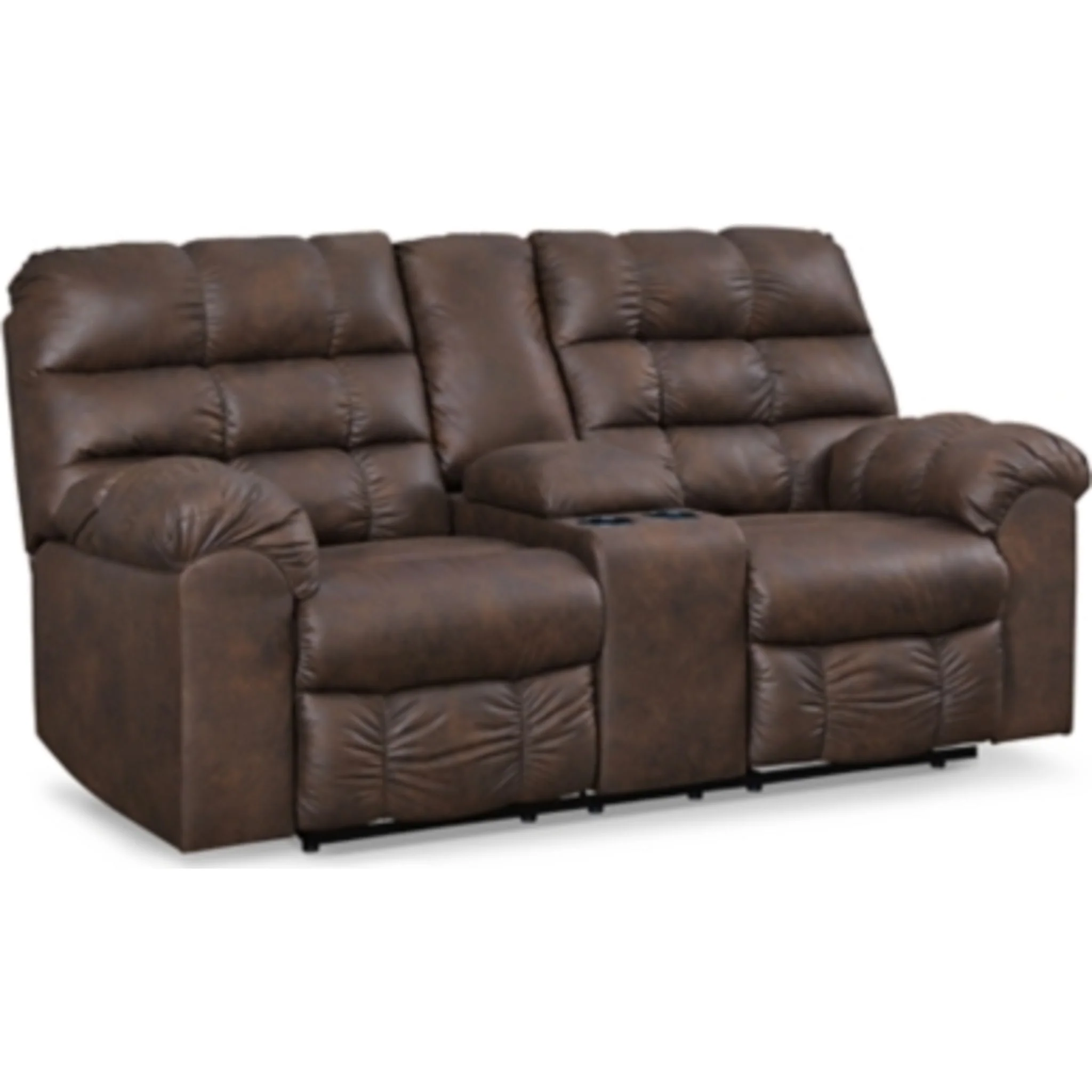 Derwin Reclining Loveseat with Console - Image 8