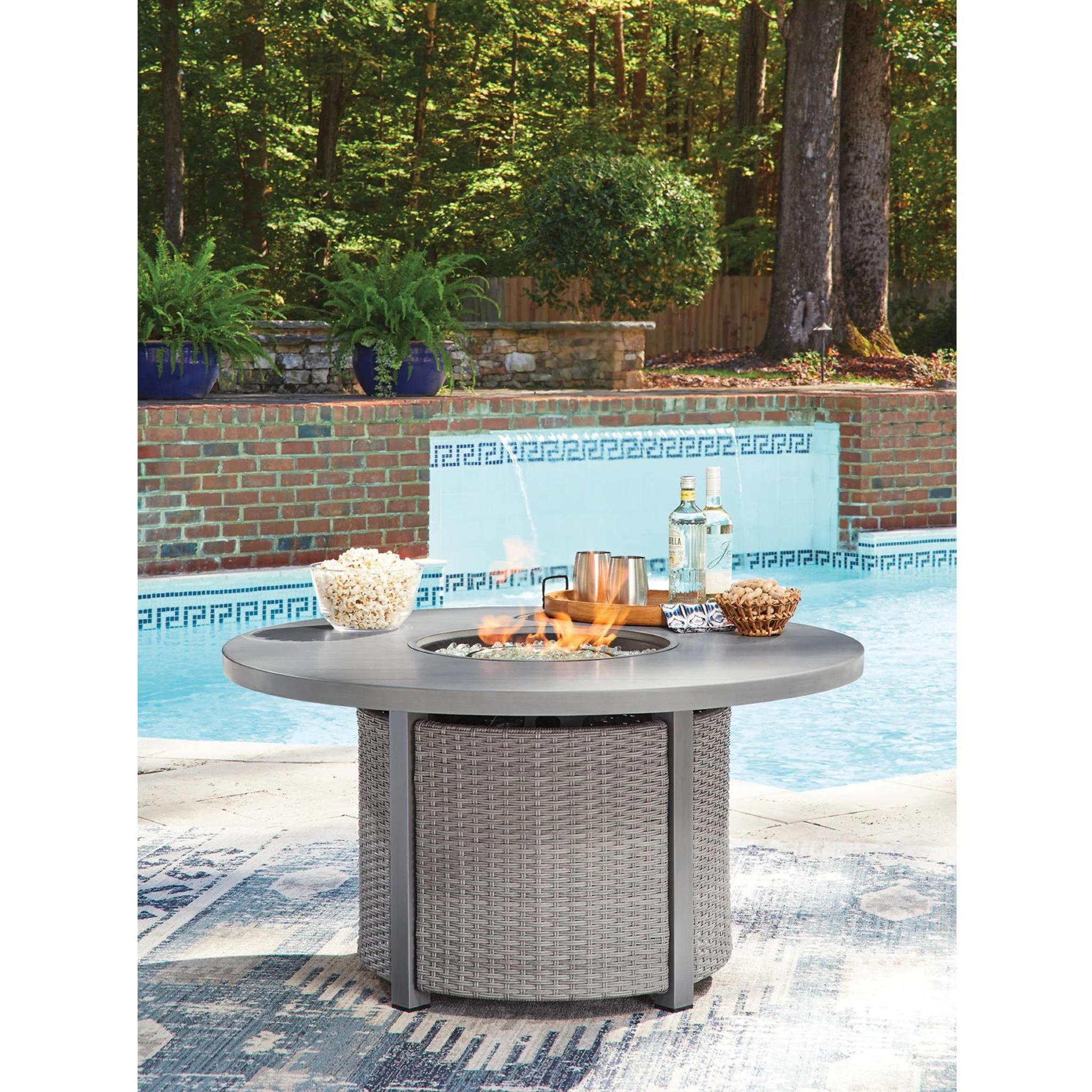 Dillon Beach Outdoor Fire Pit Table - Image 4