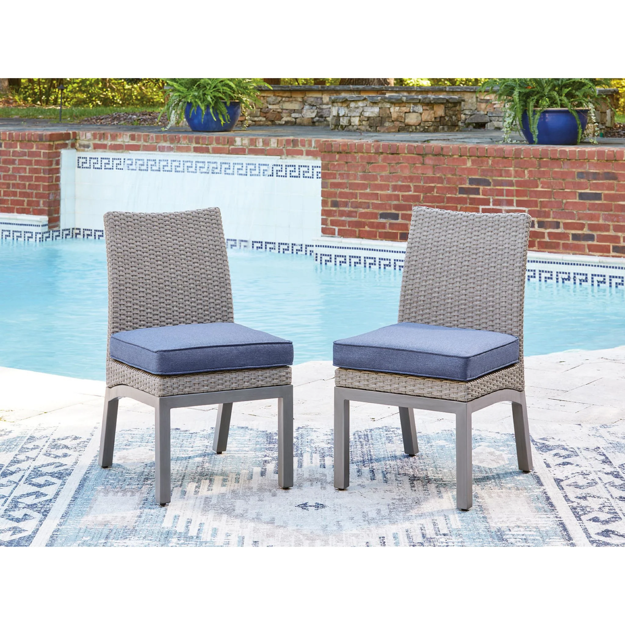 Dillon Beach Outdoor Side Chair with Cushion (Set of 2) - Image 2