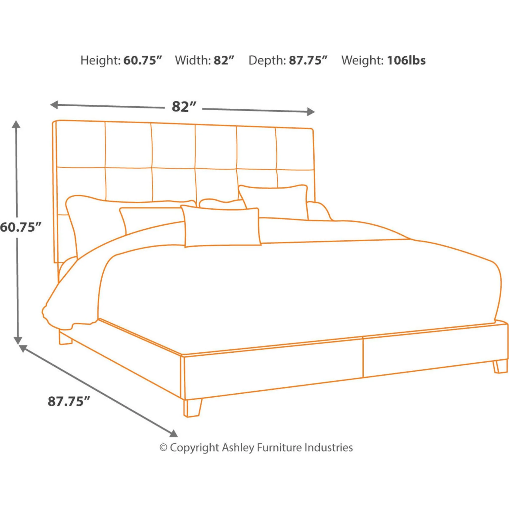Dolante Upholstered Bed - Image 19