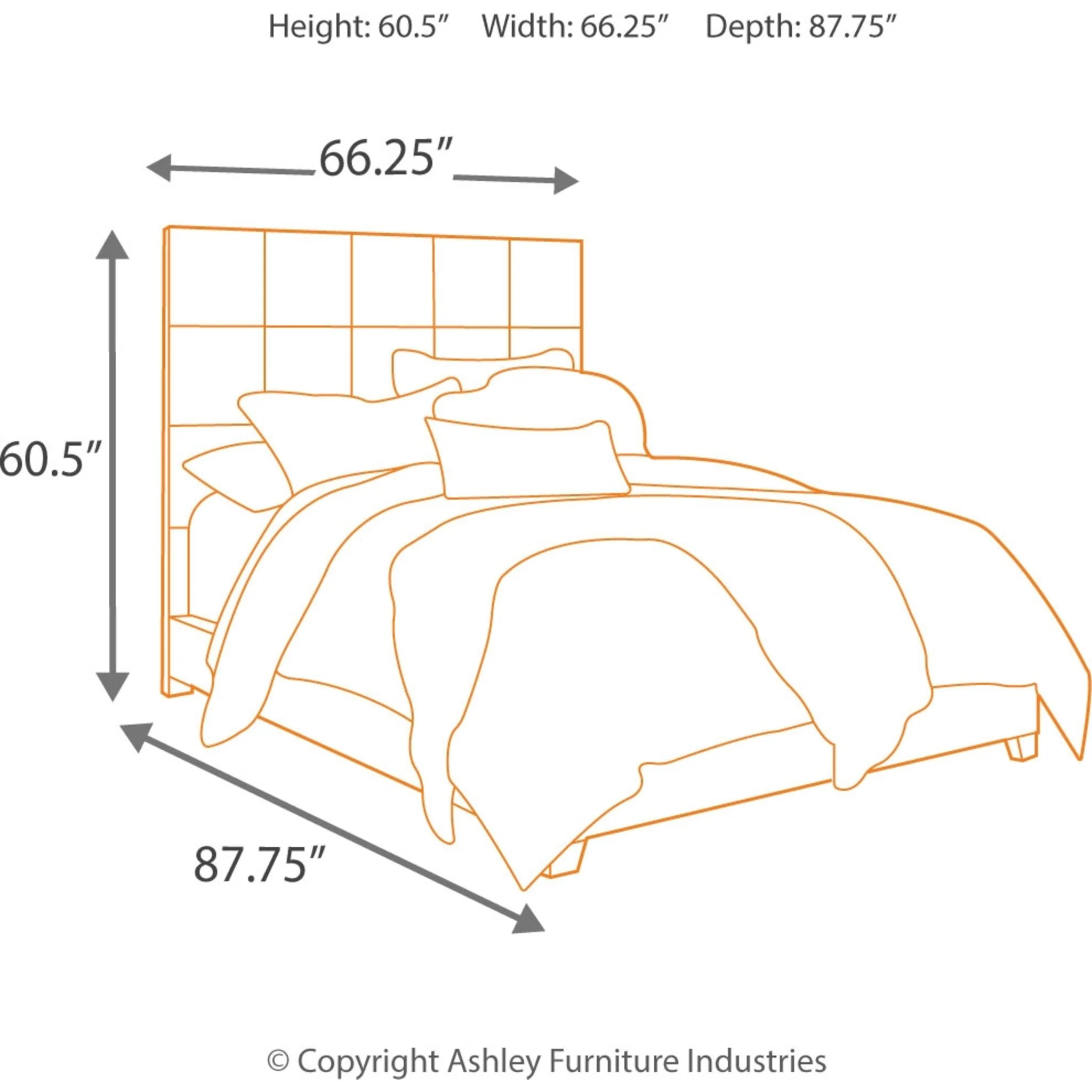 Dolante Upholstered Bed - Image 7