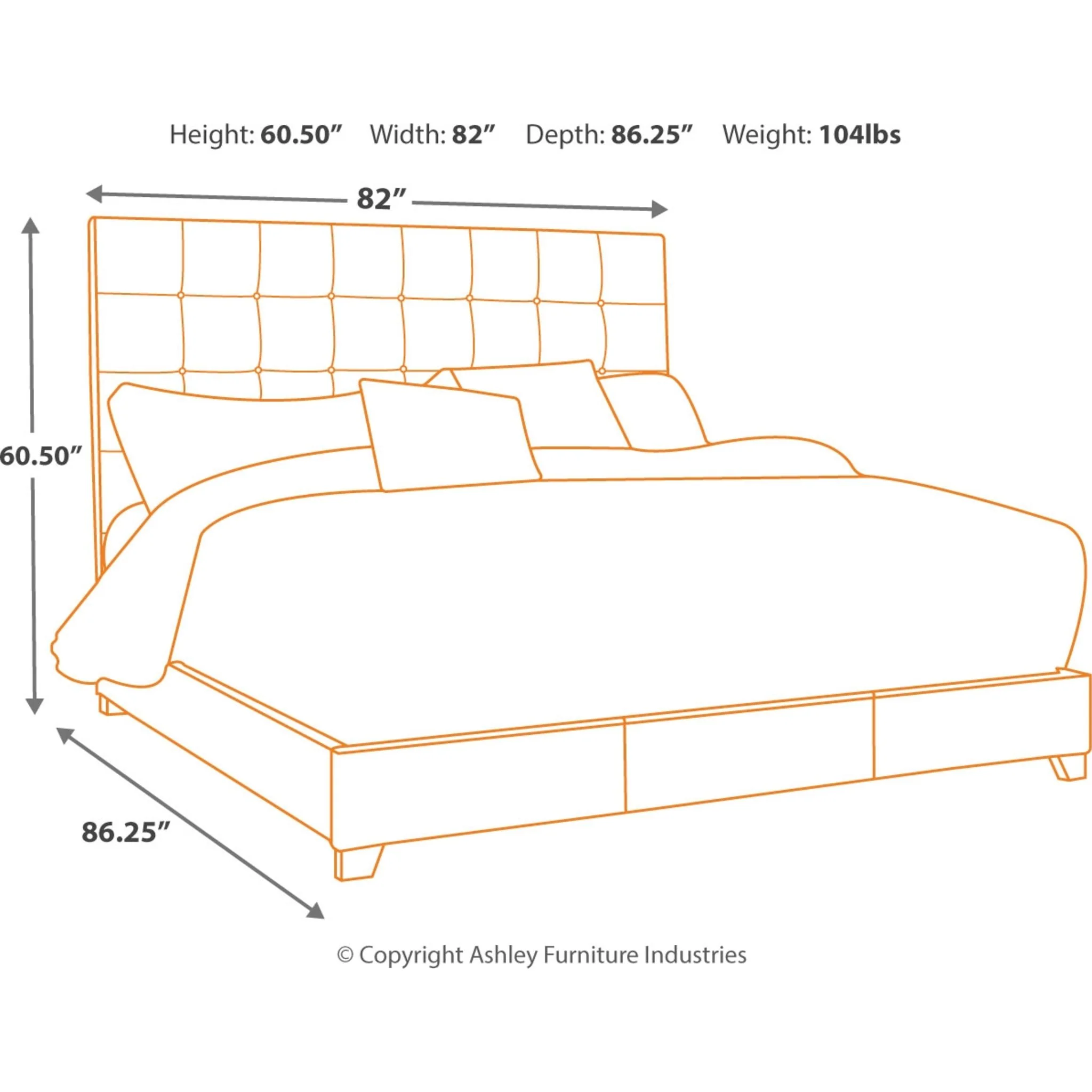 Dolante Upholstered Bed - Image 42